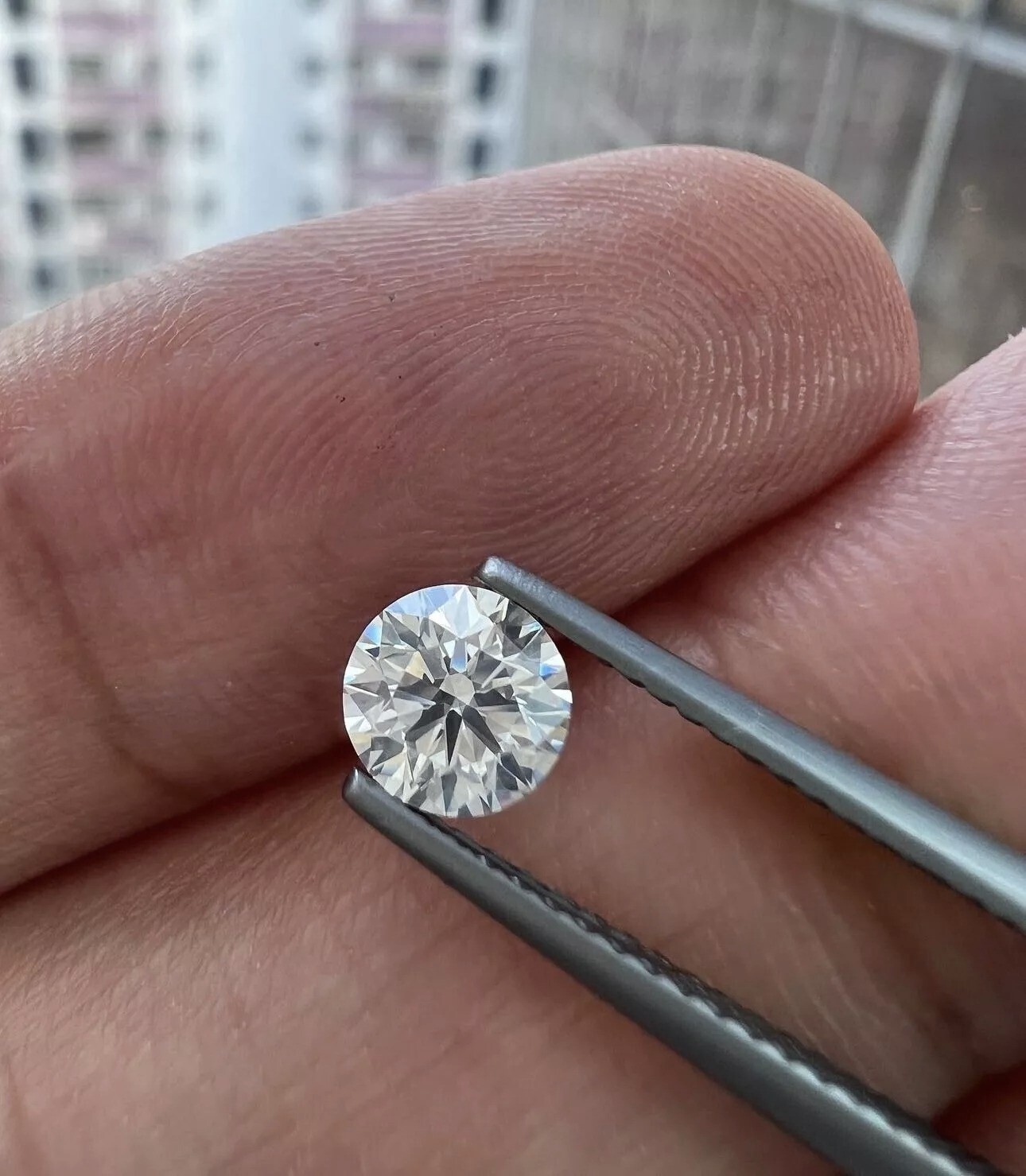Lab Grown 1.00 Ct CVD Diamond 6.50 mm Round D Color, IF Certified Loose Diamond