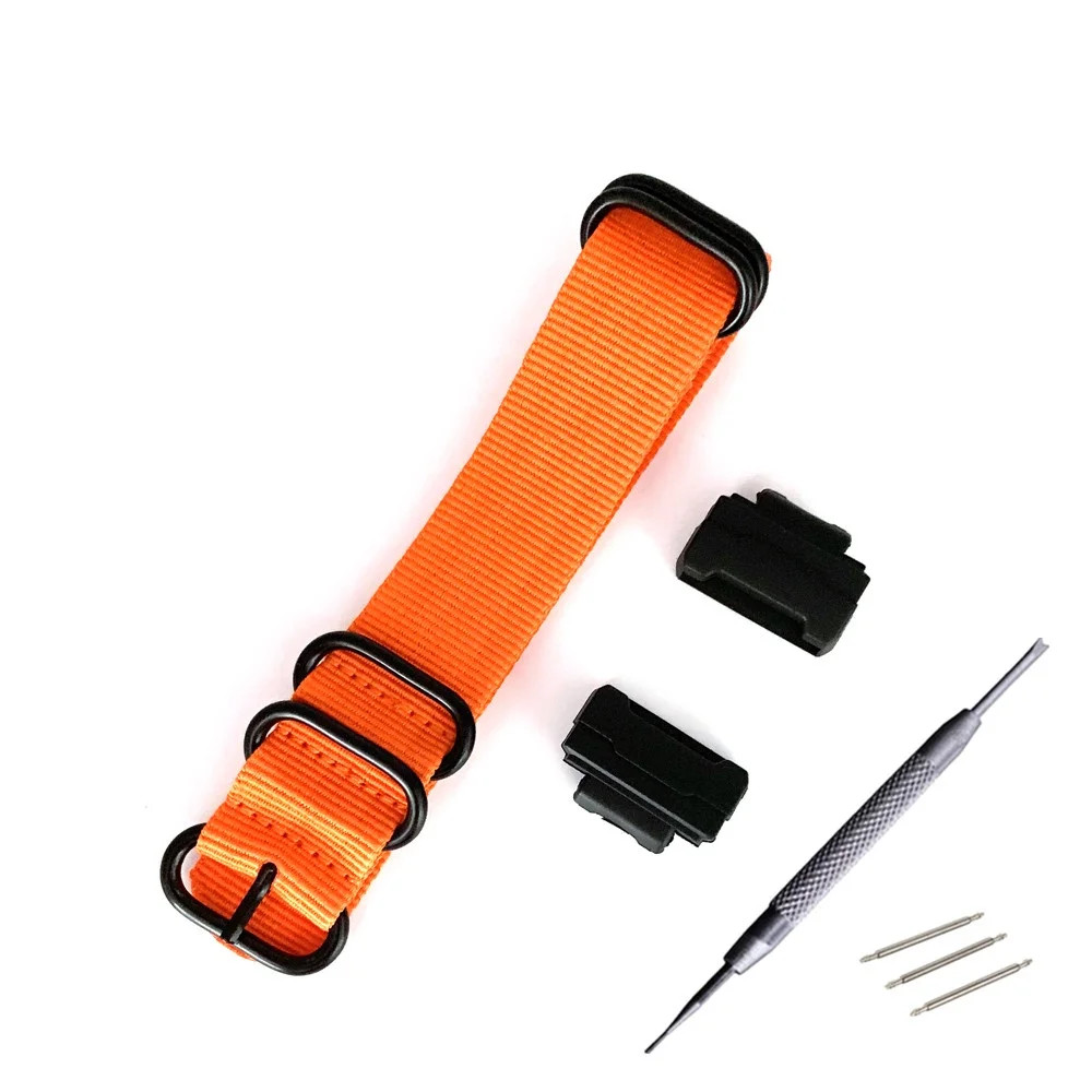 Nylon Watch Band Strap for DW-5600 GA-110 GW-M5610 16mm Adapter Connector Parts