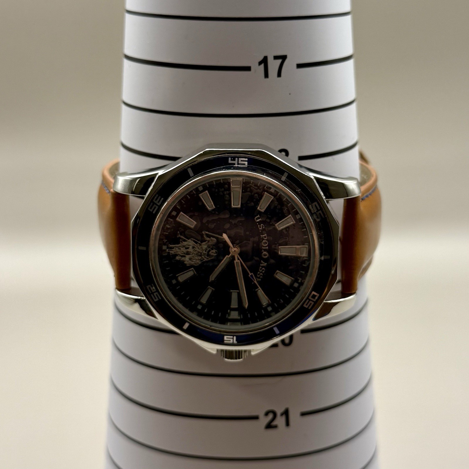 U.S. Polo Assn Men’s Watch USC50467KL Blue Dial NEW – NEW BATTERY – NO BOX
