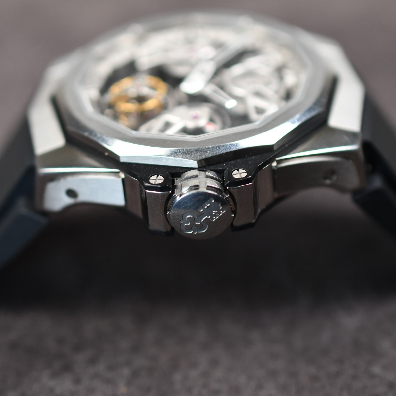 Corum AC-One 45 Admiral’s Cup Tourbillon Openworked $82,250 Titanium 45mm A298