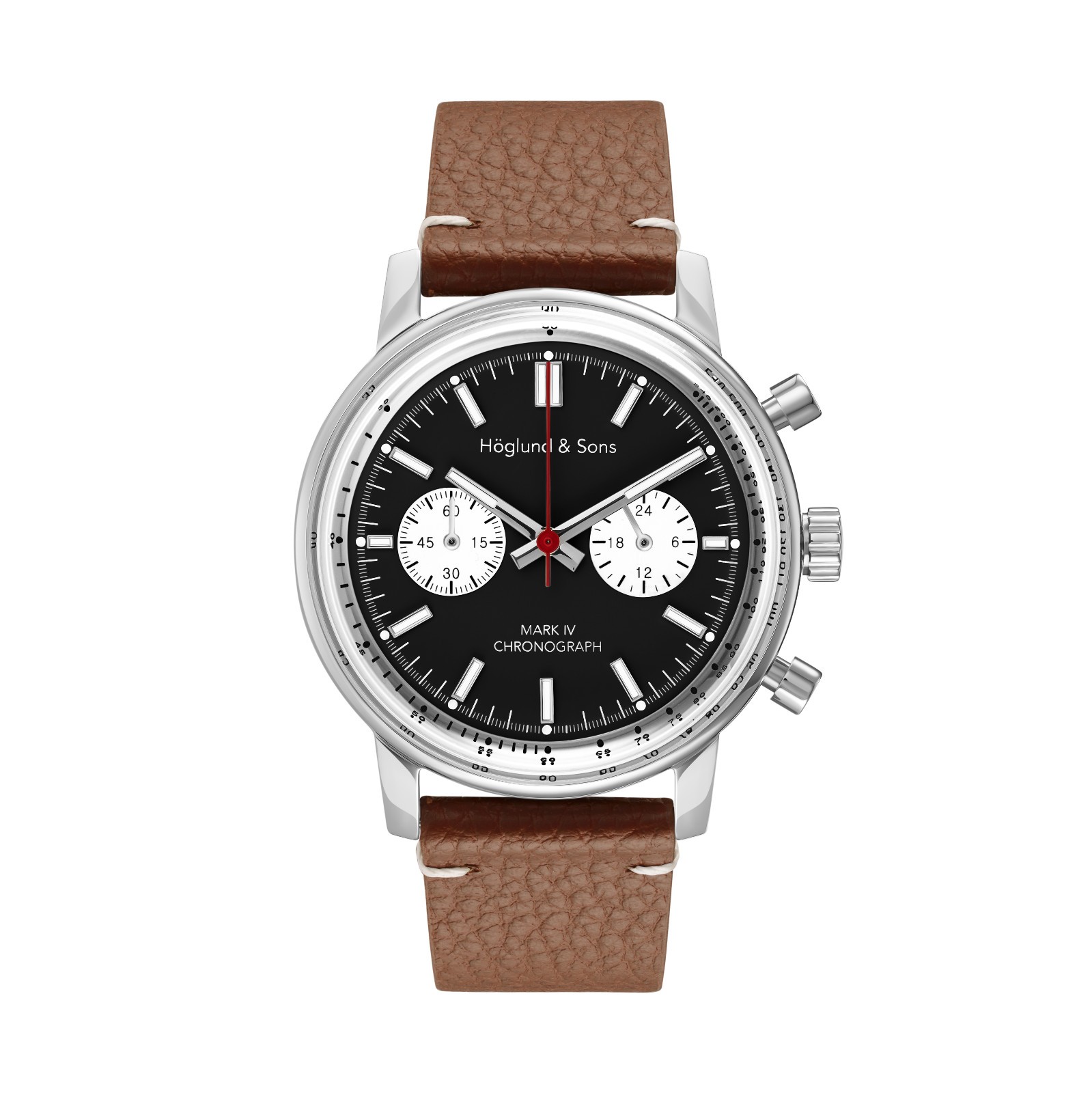 Höglund & Sons Mark IV Chronograph Seiko VK64 Mecha Quartz Reverse Panda Dial