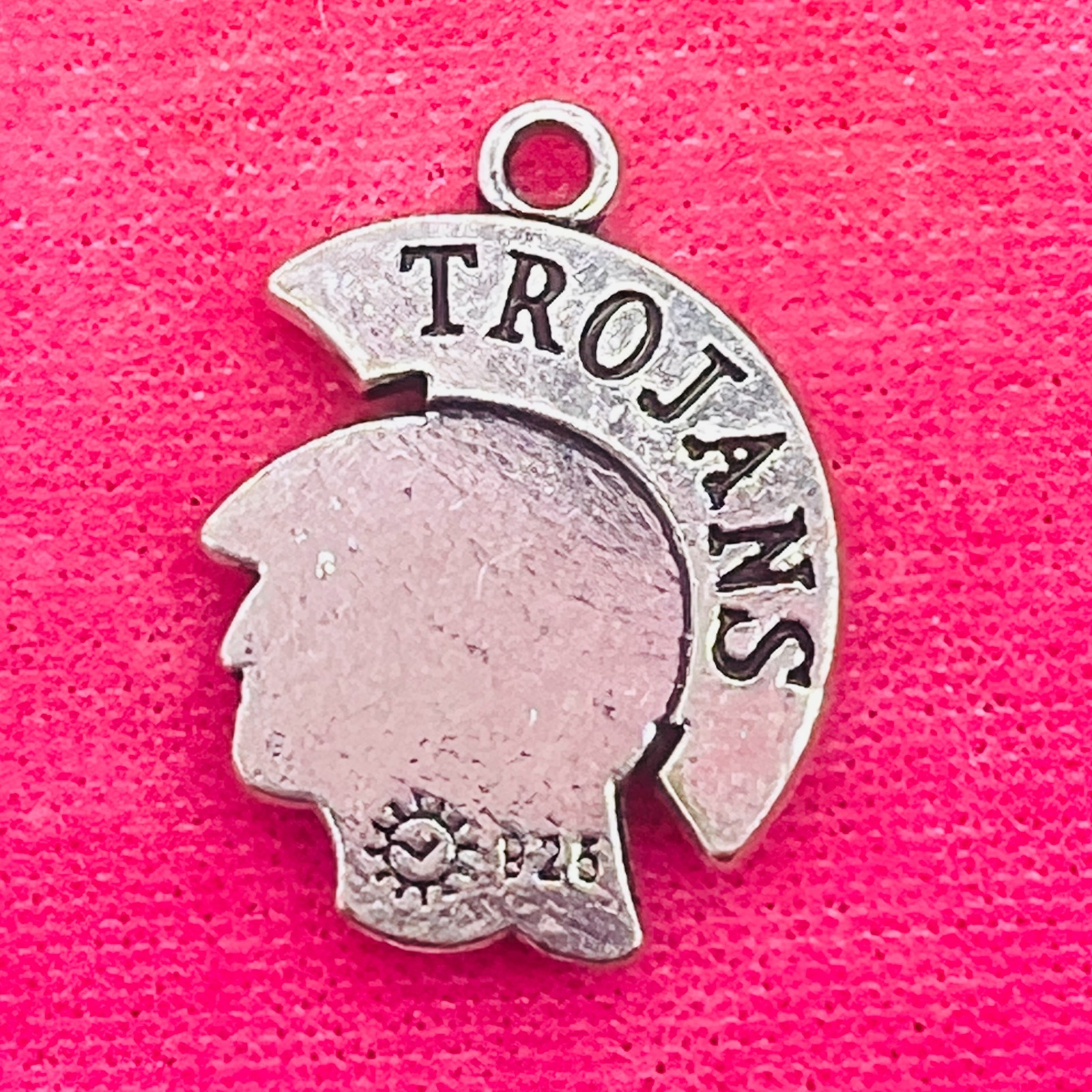 High School College Mascot Trojans Spartan Warrior Head Bracelet Charm 1″