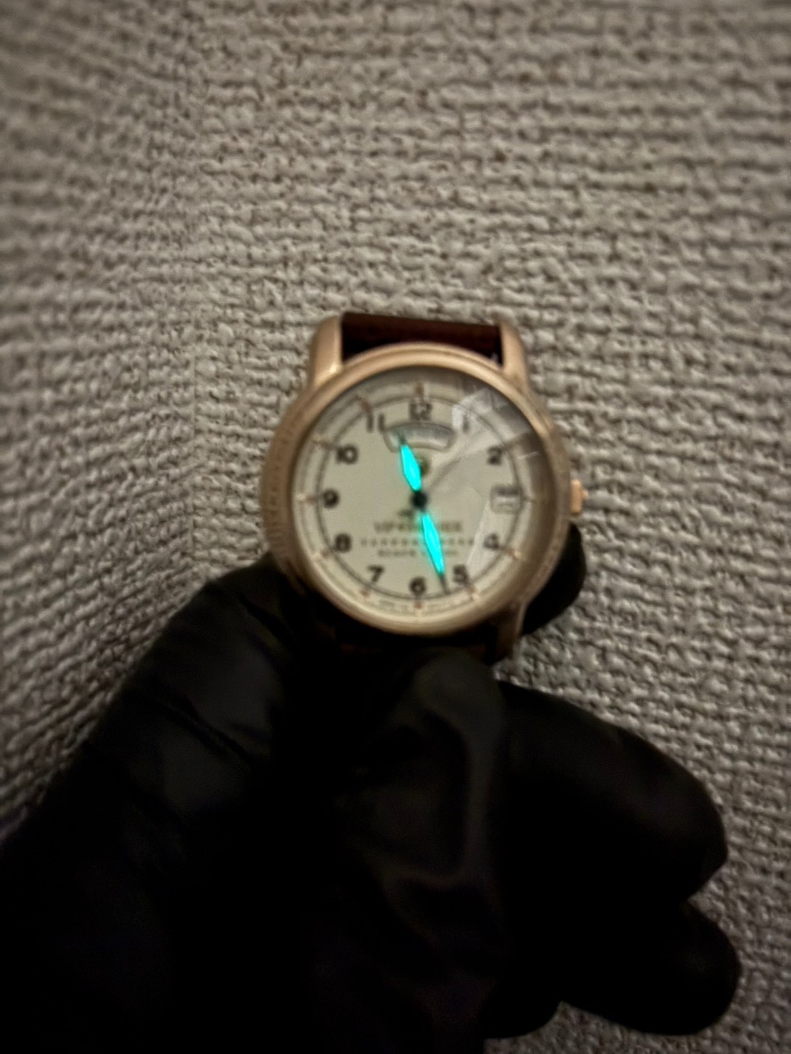 Rare Vintage [Near MINT] Seiko Alba V743-8A60 Gold Quartz Men’s Watch JAPAN