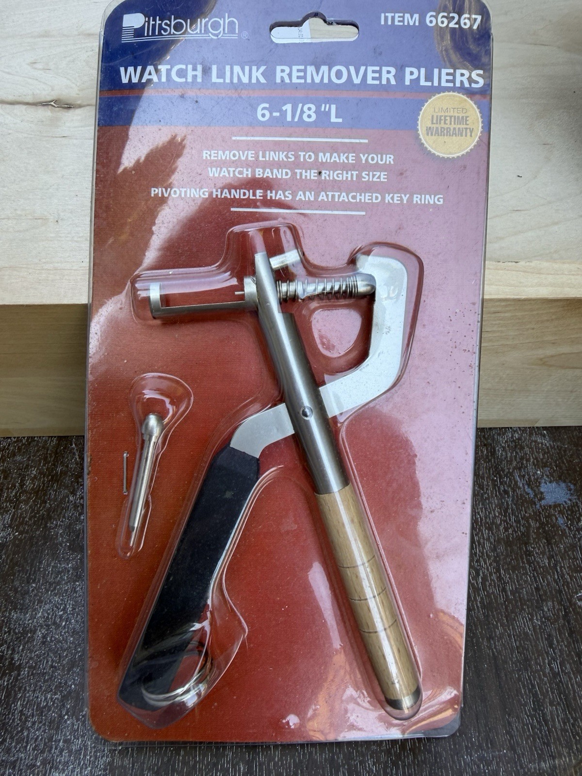 Watch Link Remover Pliers (6-1/8″ L) Item #66267 *Pivoting Handle* New