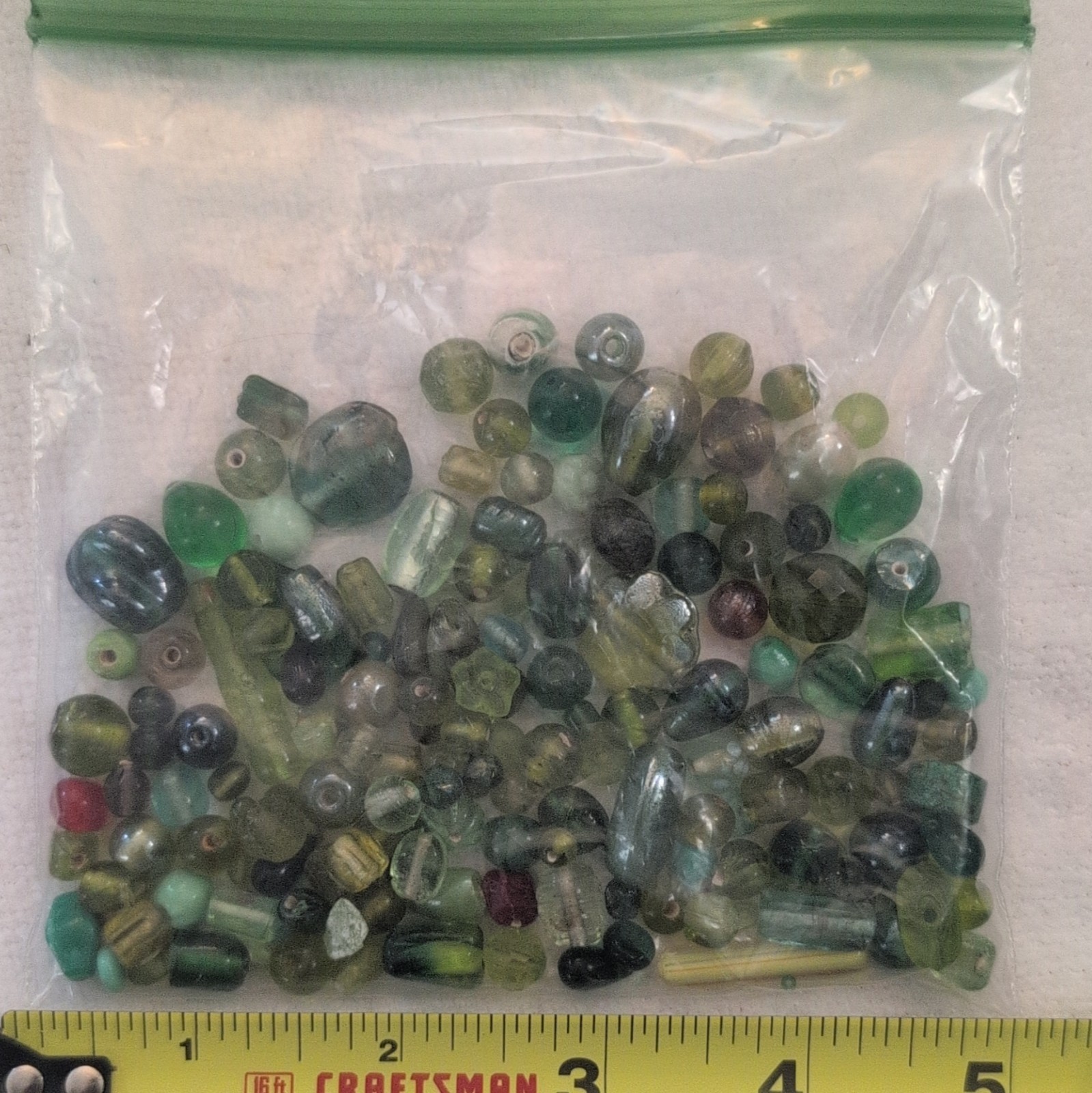 Assorted Glass Spacer Beads, Opaque, 3-8mm, Mixed Colors, 25+ Pcs