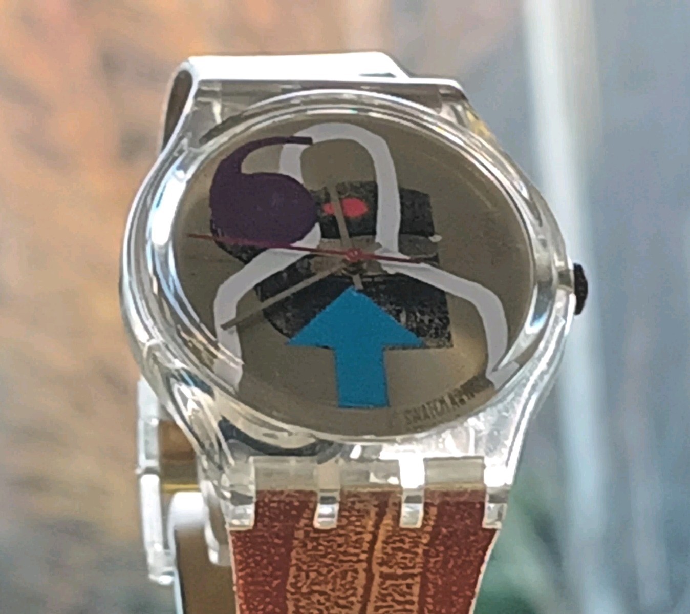 SWATCH GK248 QUARTZ GENTS WATCH LIPSTICK AN ARTIST DESIGN SPECIAL A CLASSIC