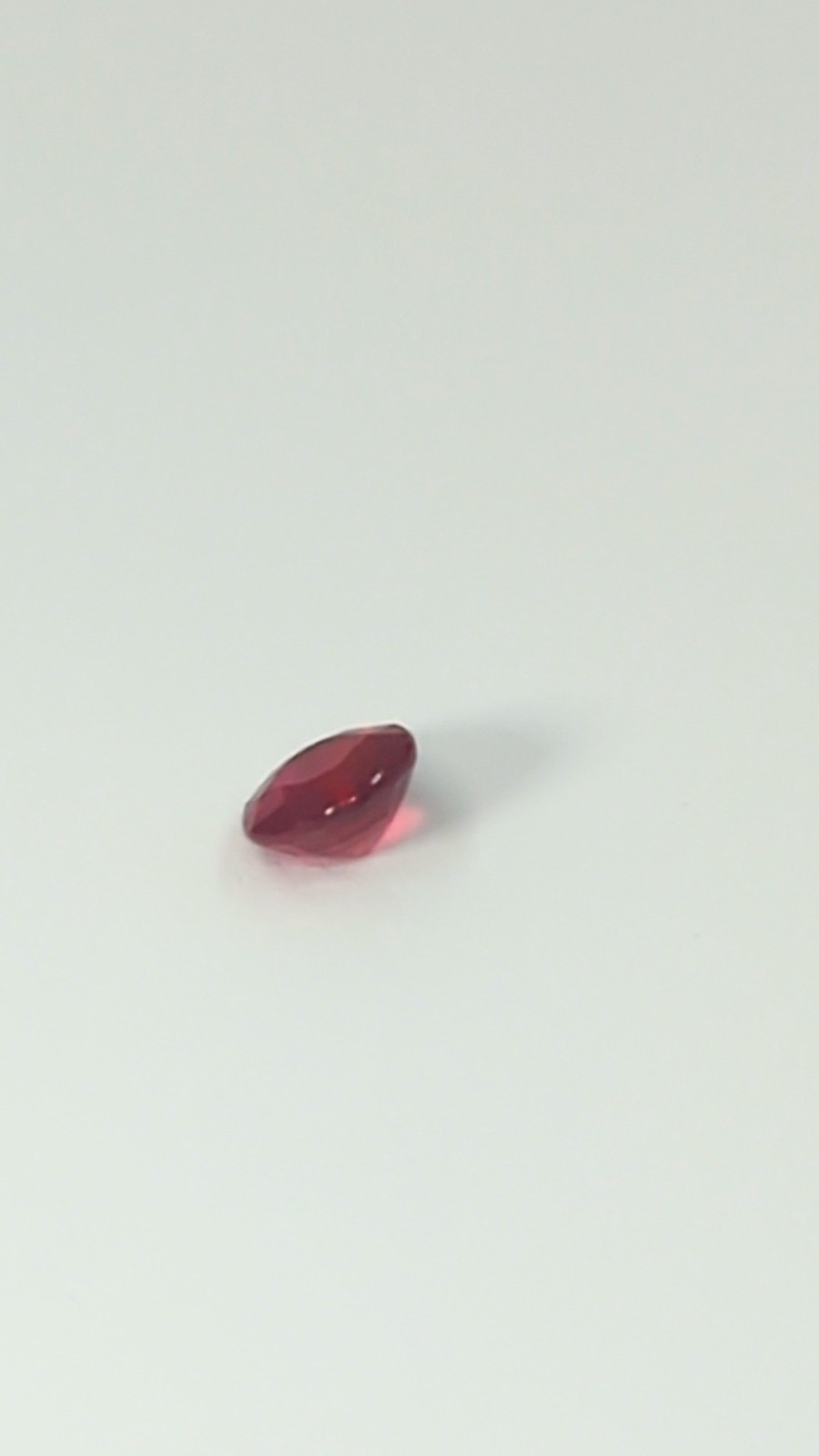 .97ct Natural Ruby Round Faceted AAA Rich Red – High Chromium Mozambique