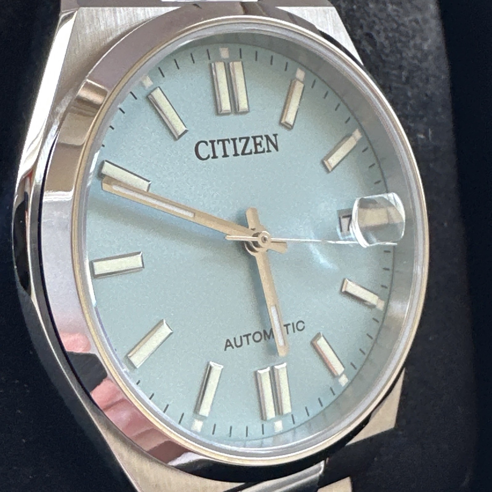 Citizen Men’s Tsuyosa Automatic Blue Stainless Steel Date Watch 40MM NJ0151-53M