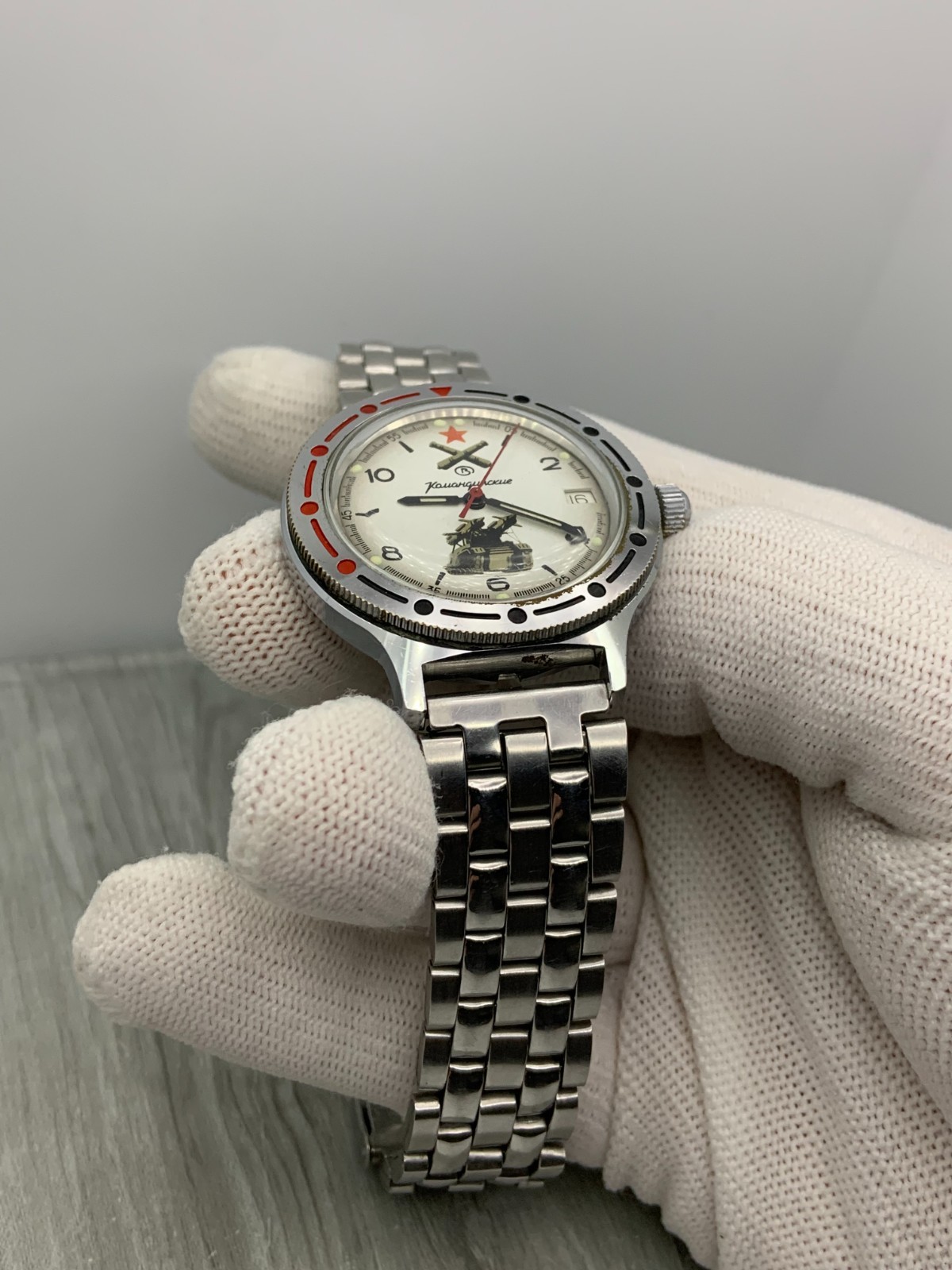 Military Soviet Men’s Watch Vostok Komandirskie Wostok Automatic USSR Russia