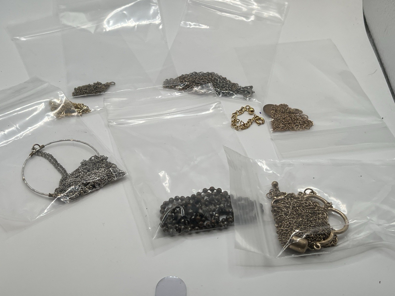 Fashion Jewelry Mixed Lot 10pc Gold Tone Necklaces Chains & Pendants Metal