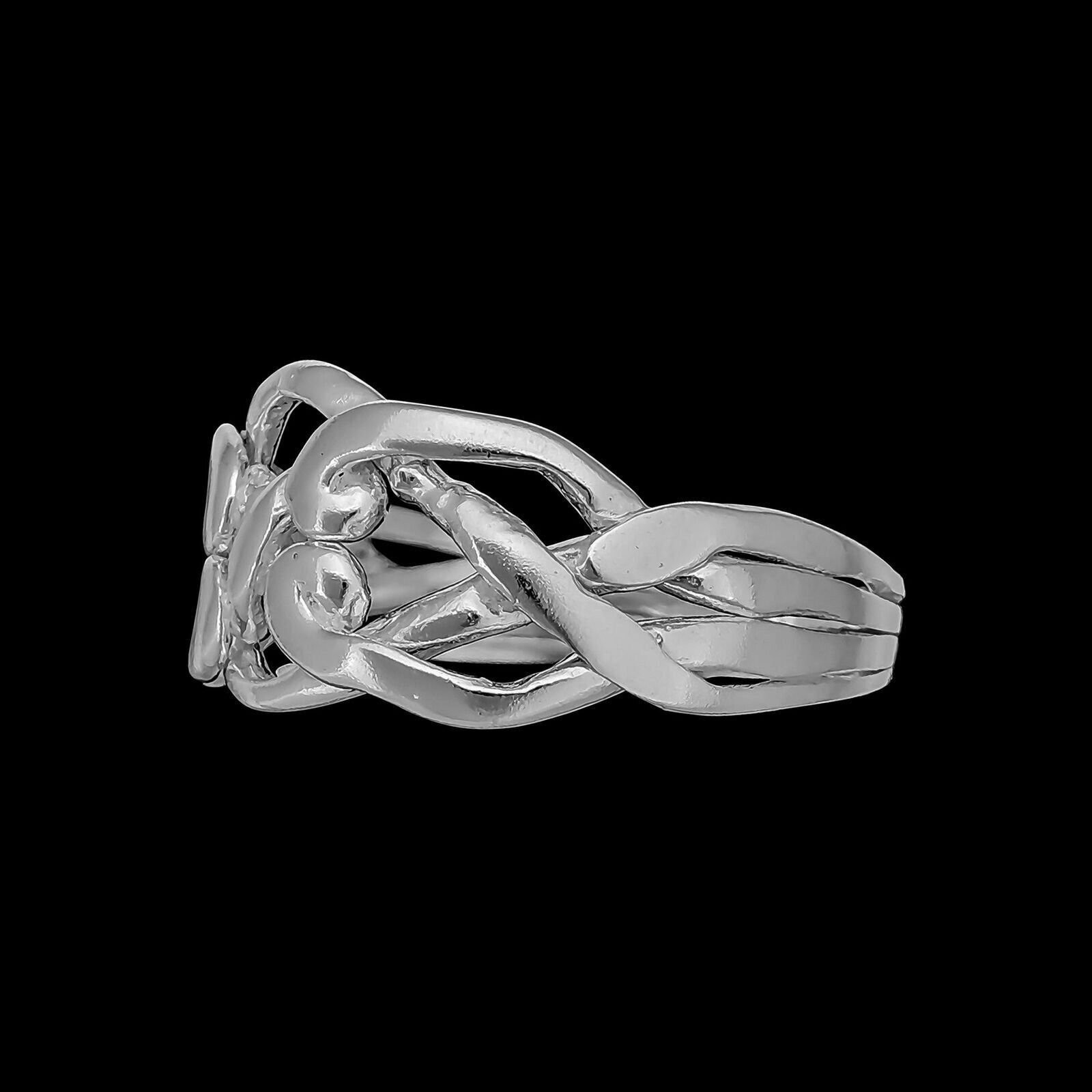 4 piece Sterling Silver Puzzle Ring