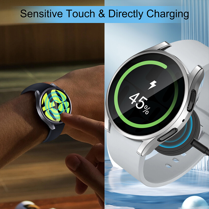 Full Screen Protector Soft TPU Case Cover For Samsung Galaxy Watch 7 40mm/44mm