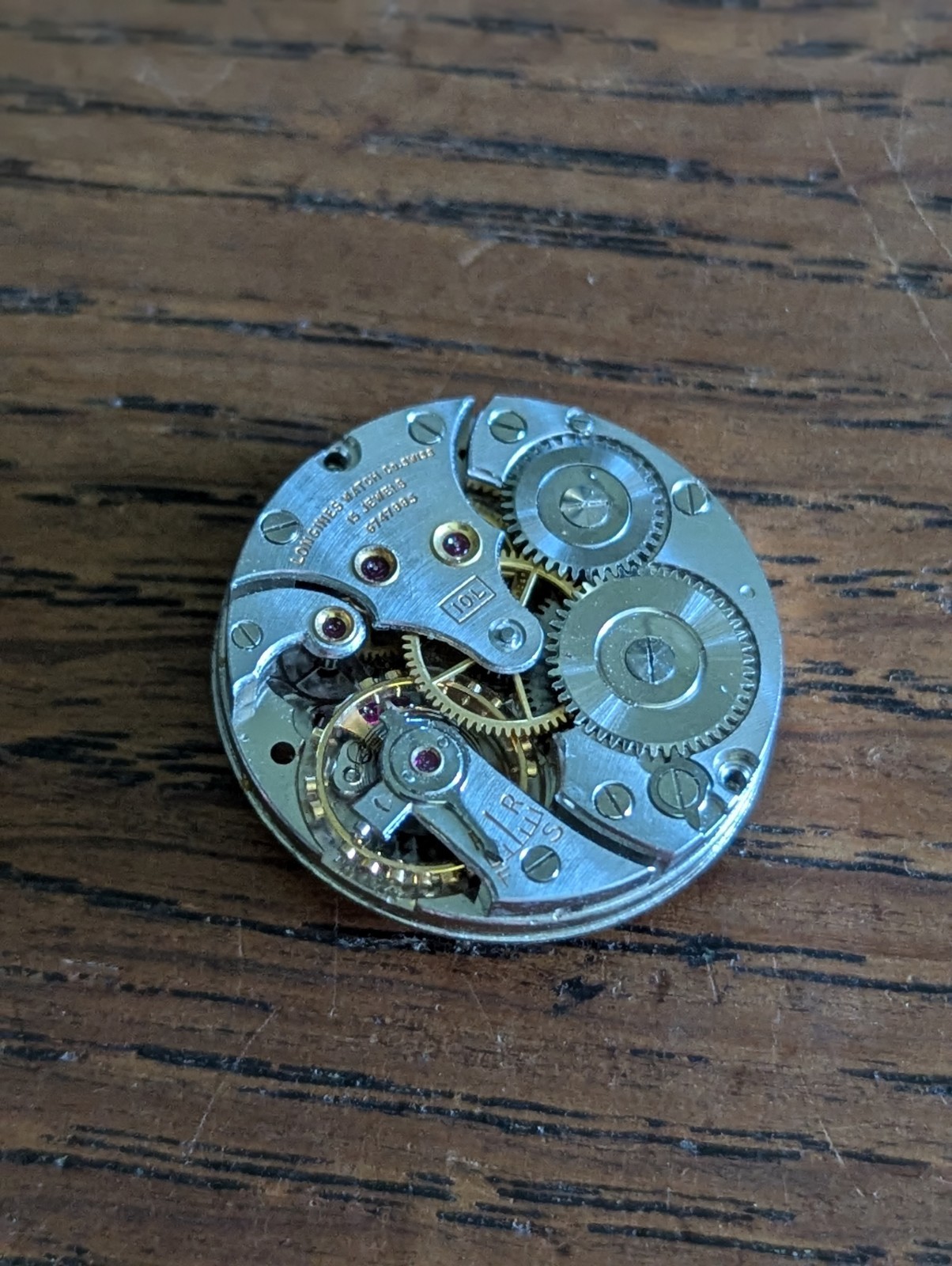 Longines 10L, 10.68Z Watch Movement, Working, Vintage Longines Movement #S502