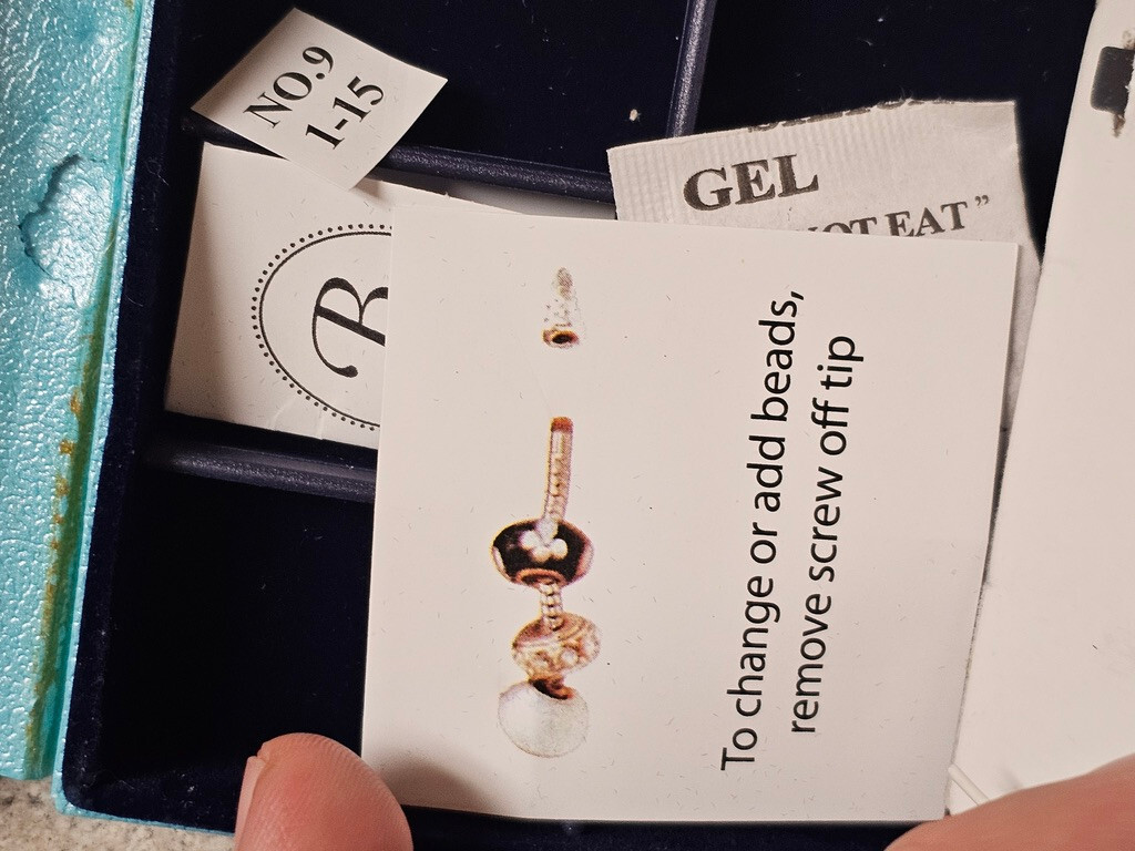 bella perlina charm bracelet. NEW WITH TAGS.