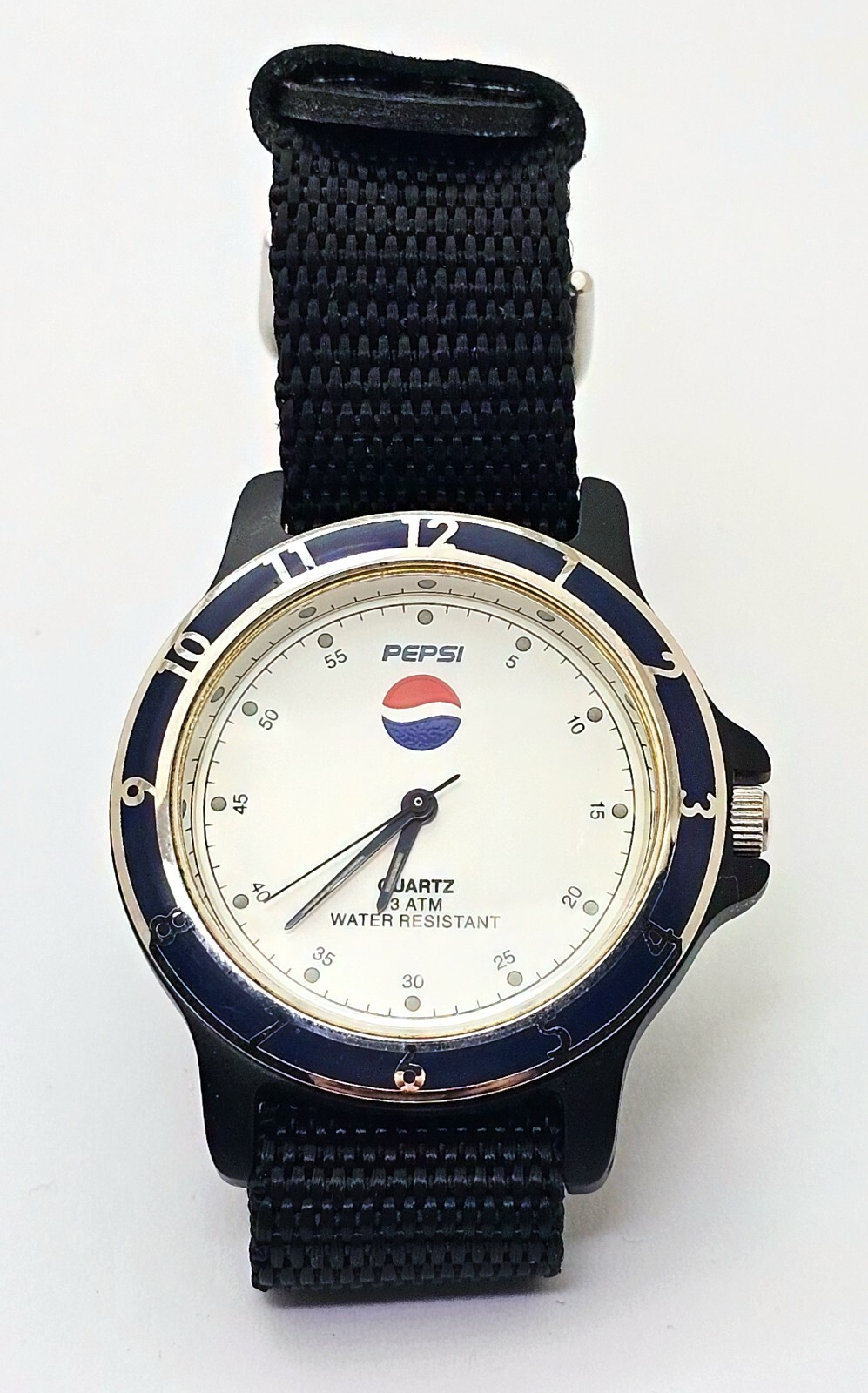 Vintage Pepsi Cola Watch ” Nothing Else Is A Pepsi ” ~ New Battery~ Near Mint !!