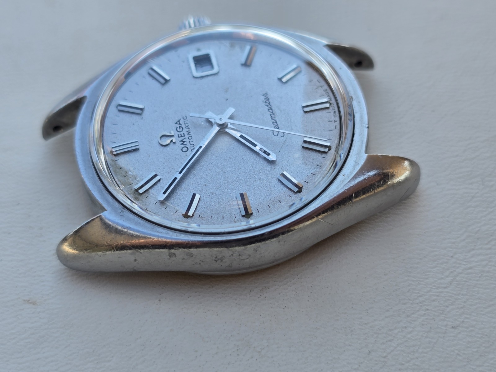 Vinatge Watch Omega Seamaster 166.067 Caliber 565 Va Replaced Glass