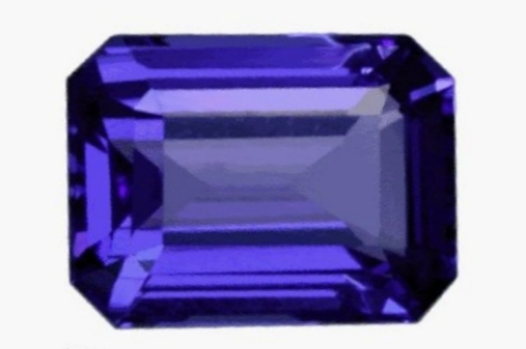 IOLITE 8 X 6 MM EMERALD CUT ALL NATURAL A-37
