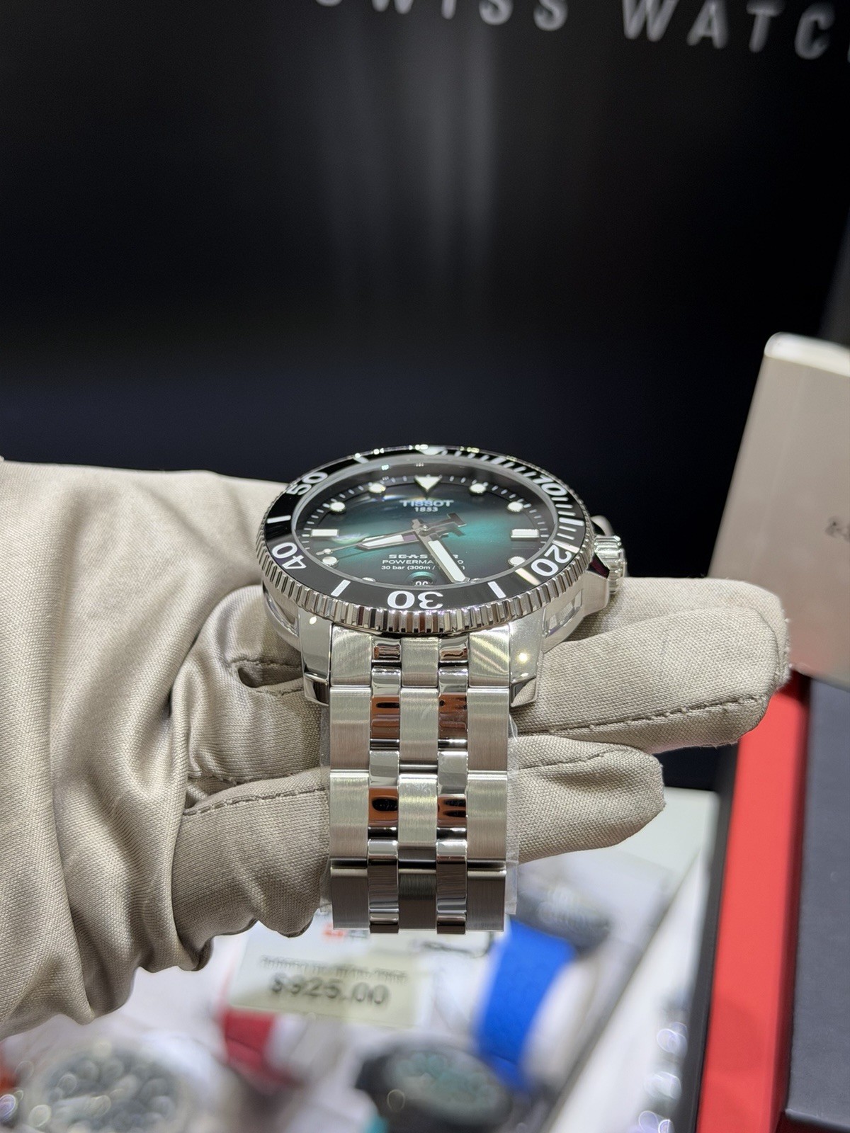Tissot Seastar 1000 Powermatic 80 Green Dial 43MM Men’s Watch T120.407.11.091.01