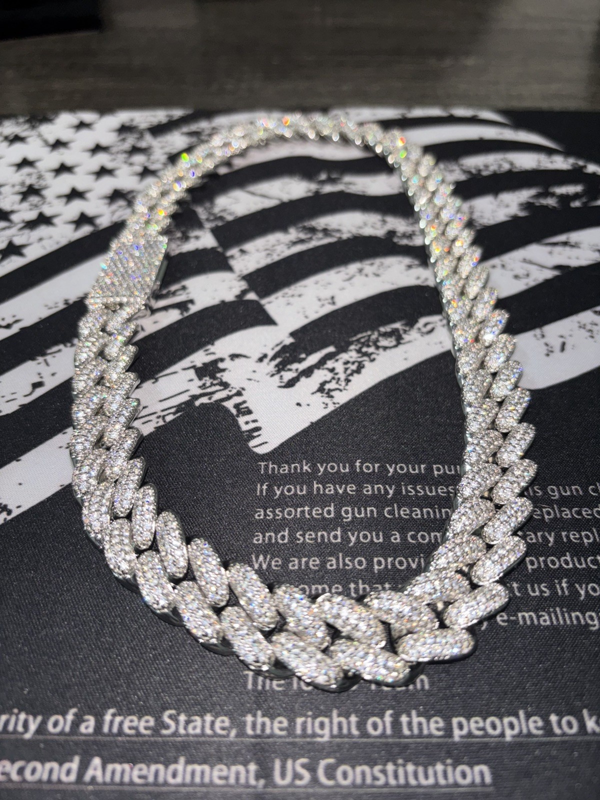 ICED OUT CUBAN LINK CHAIN NECKLACE 18MM
