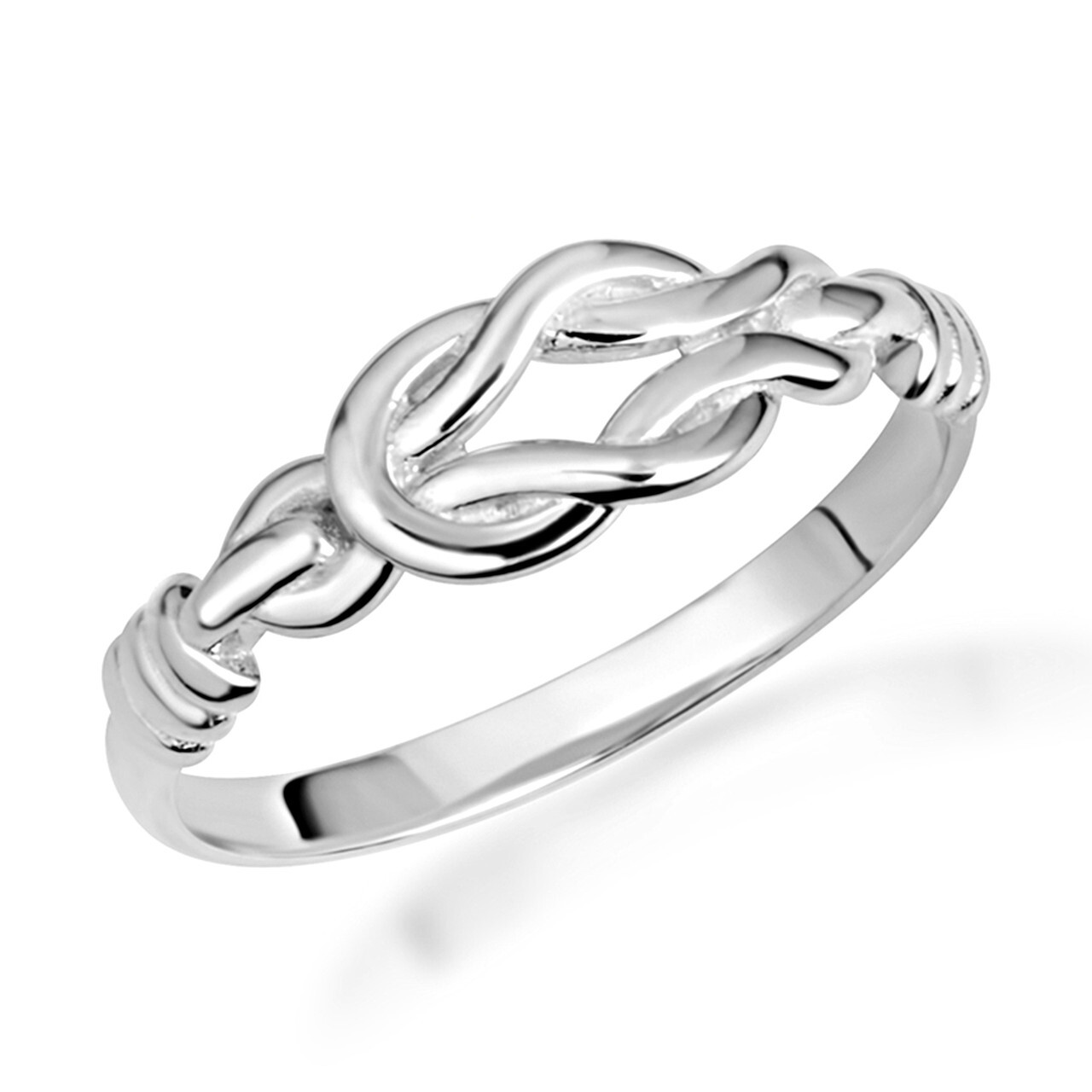 Gold Love Knot Band Ring (Available in Yellow/Rose/White Gold)