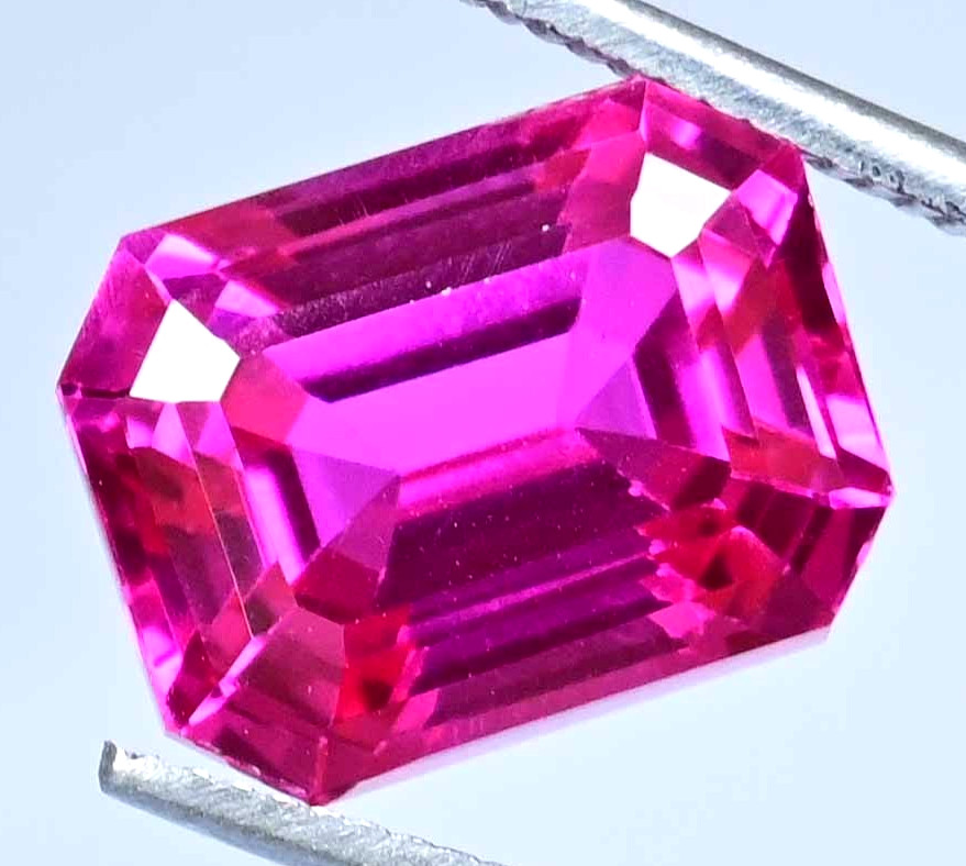 11.30 Ct Natural Mogok Pink Ruby Certified Stunning Emerald Rare Loose Gemstone