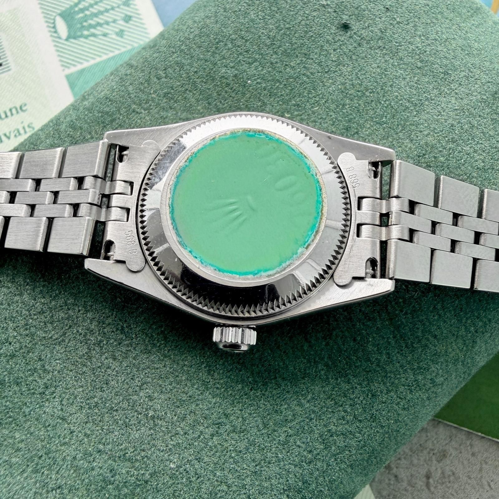 1997 Rolex Date 67180 – Box Papers – Polished and Serviced! Black Dial
