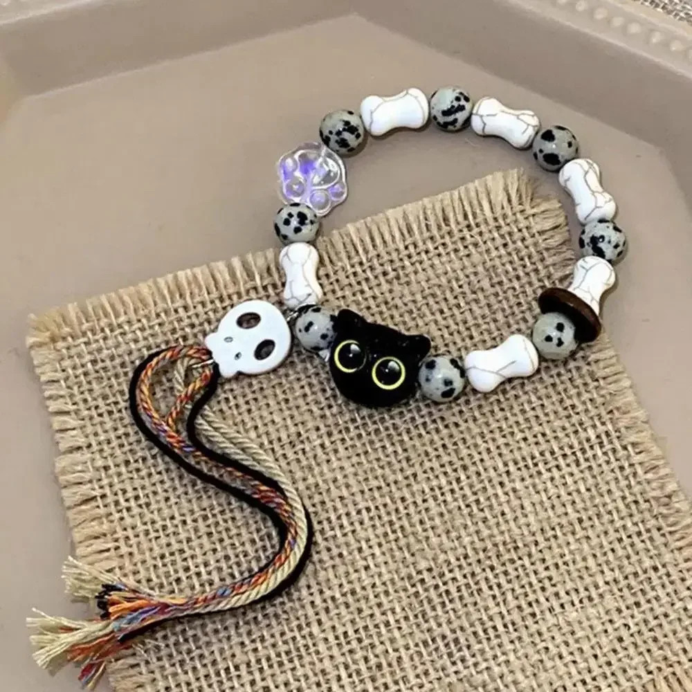 2026 Fashion Luminous Beads Couple Bracelets For Women Men Charm Cat Matching