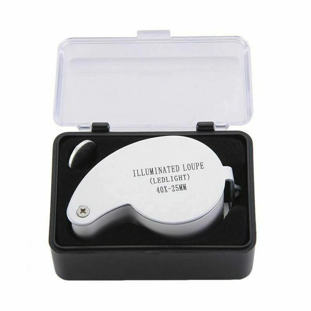 2-Pack 10X + 30X Jewelers Jewelry Eye Loupe Set Optical Magnifying Glass Lens