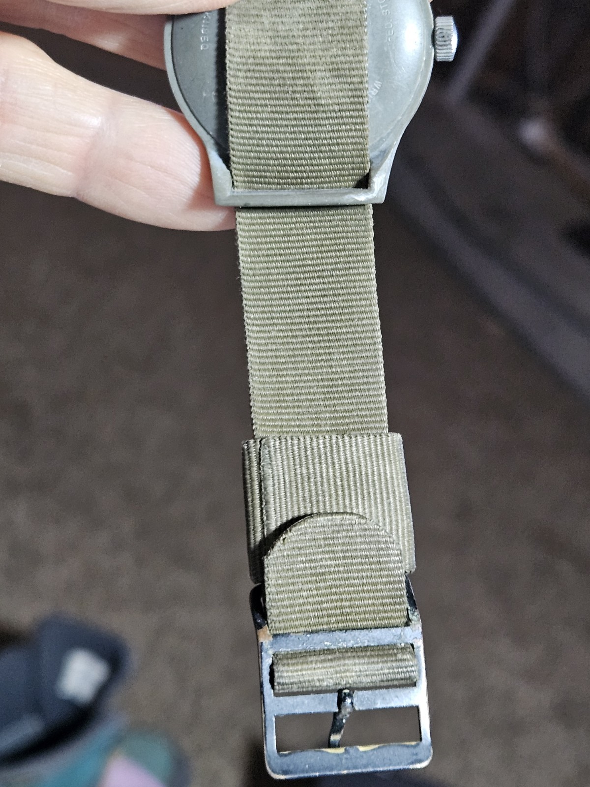 Vtg MAR 1970 Benrus Corp MIL-W-46374 Military Watch Vietnam War Orig Strap Works
