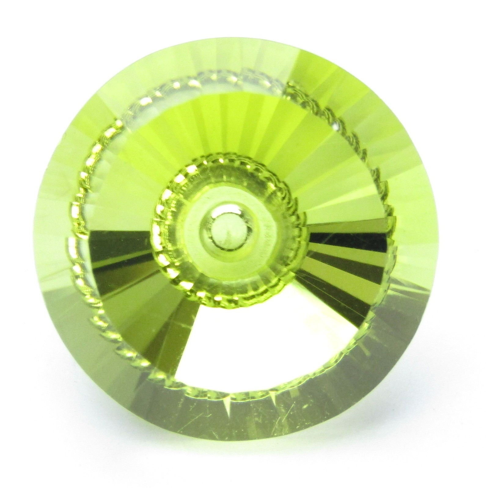 11.70Cts Sparkling Natural Lemon Quartz 15.2mm Round Concave Cut Loose Gemstone