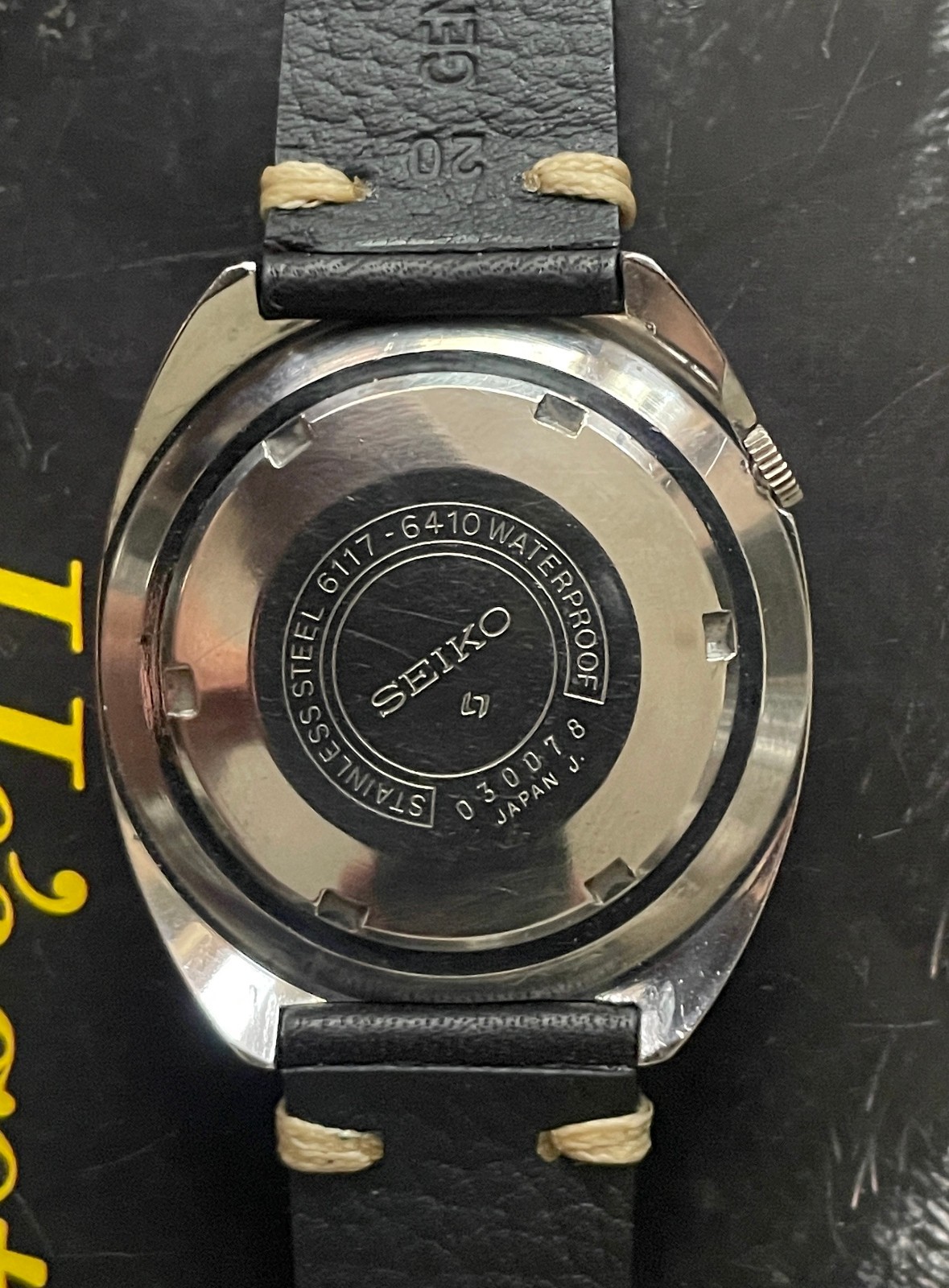 Seiko Navigator Timer vintage Auto GMT watch March 70, great condition, serviced