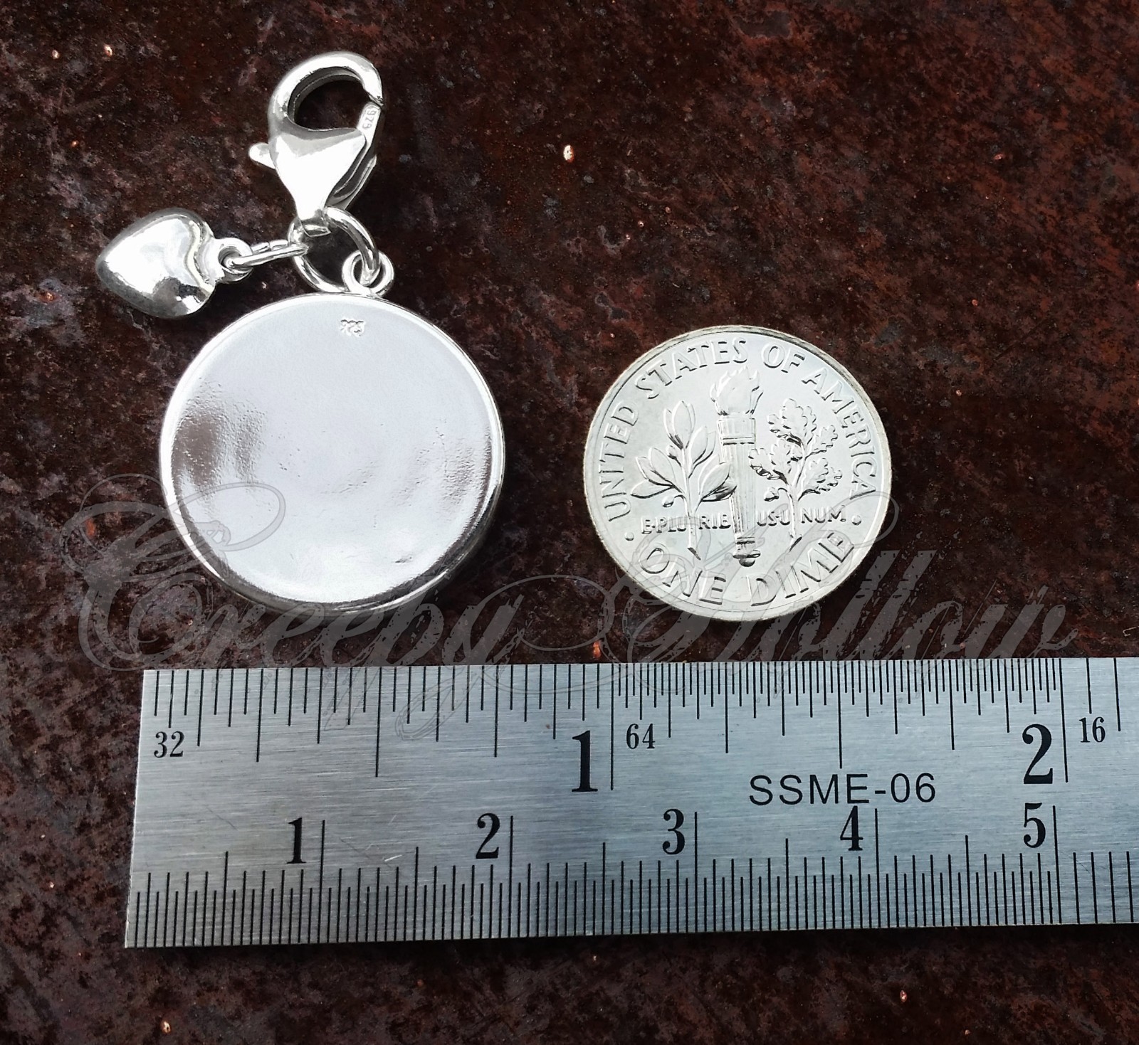925 Sterling Silver Charm No Religion Higher Than Truth Theosophy