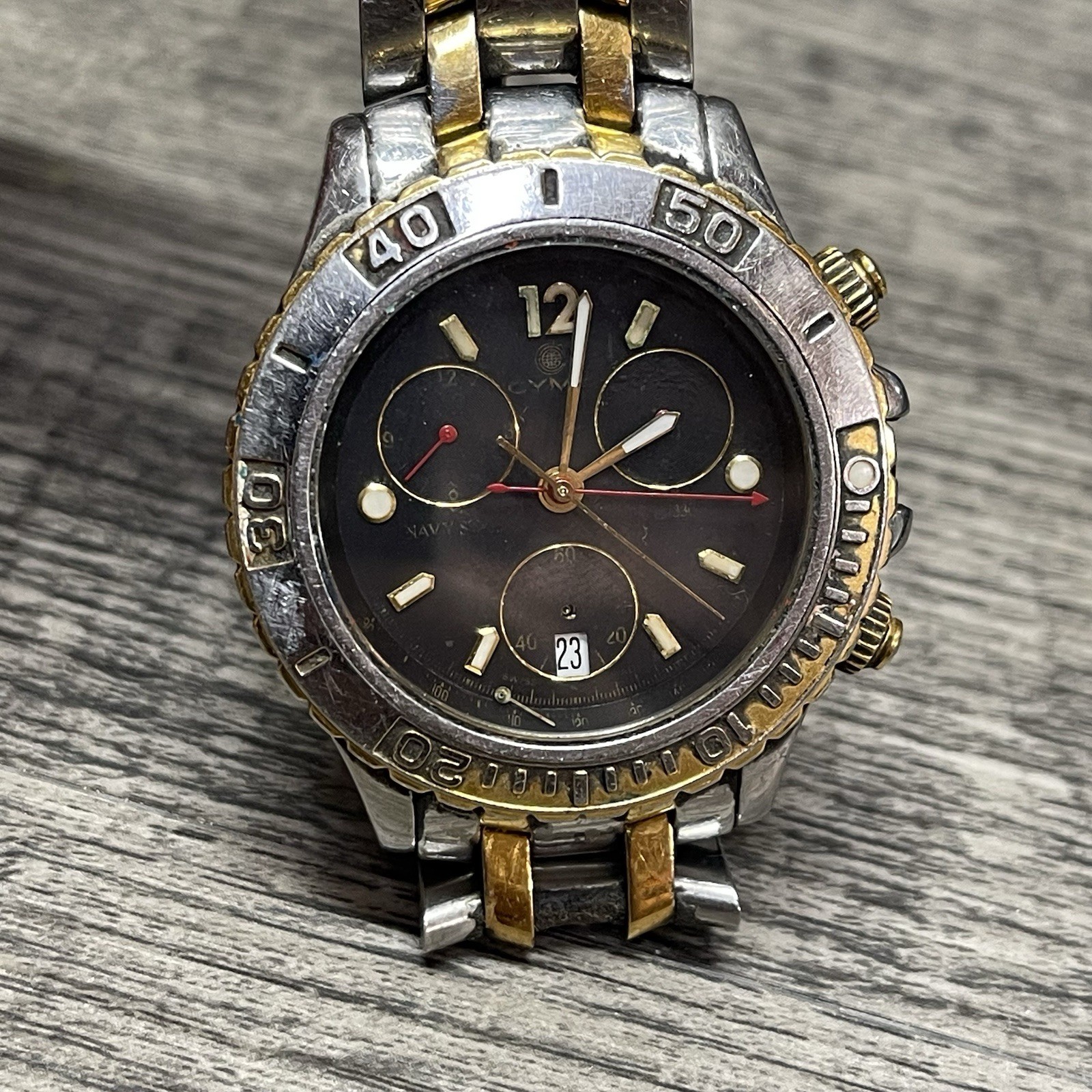 RARE CYMA Navy Star Professional Divers Watch “Swiss Made” Parts or Repair