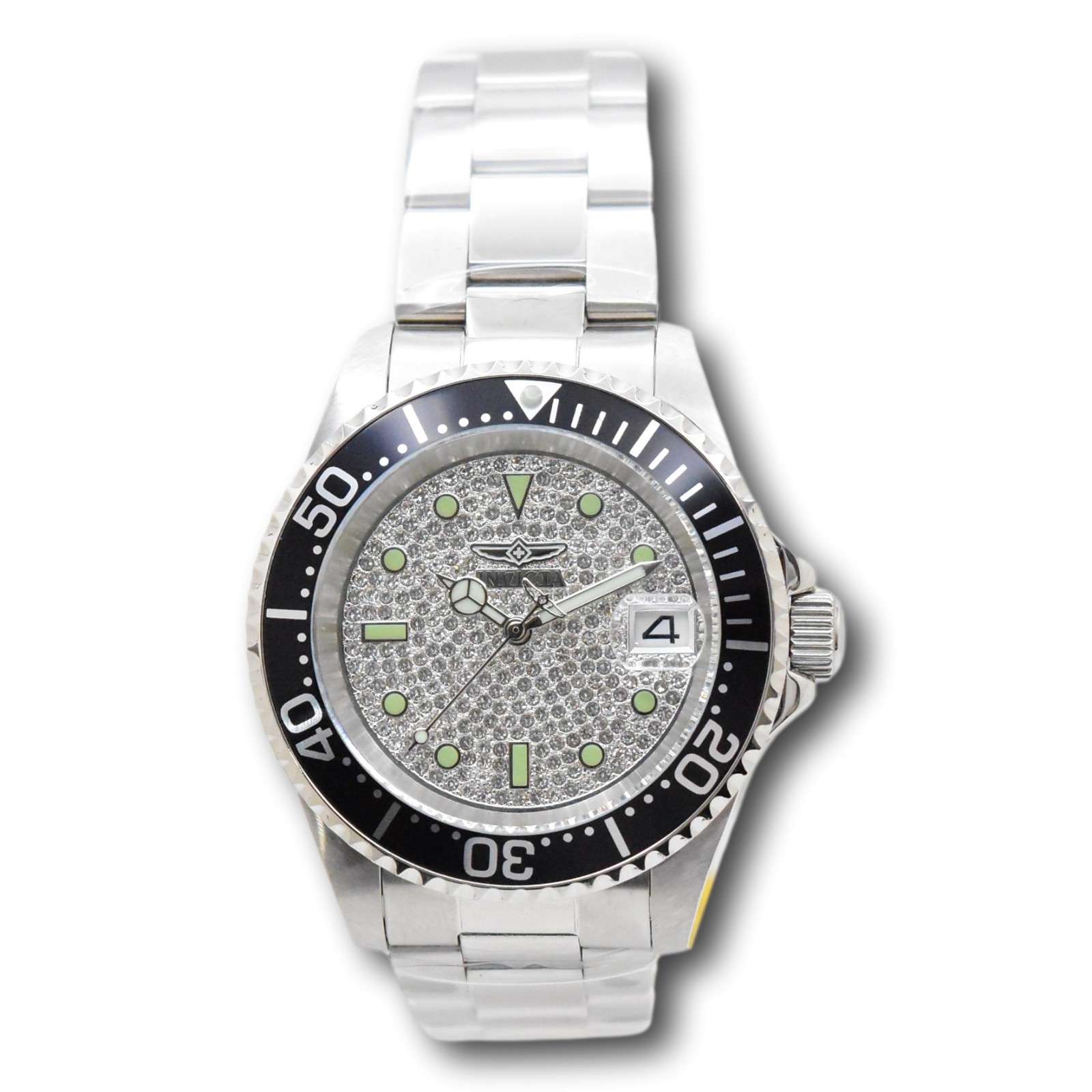 Invicta Pro Diver Starlight Diver Crystals Dial Japan Automatic 40mm Watch 50278