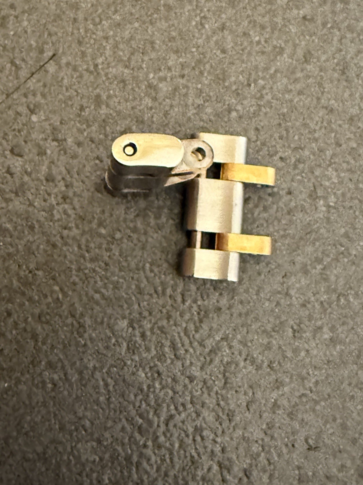 1pc Genuine Tudor Link Jersey Gold & Steel 16mm 28603