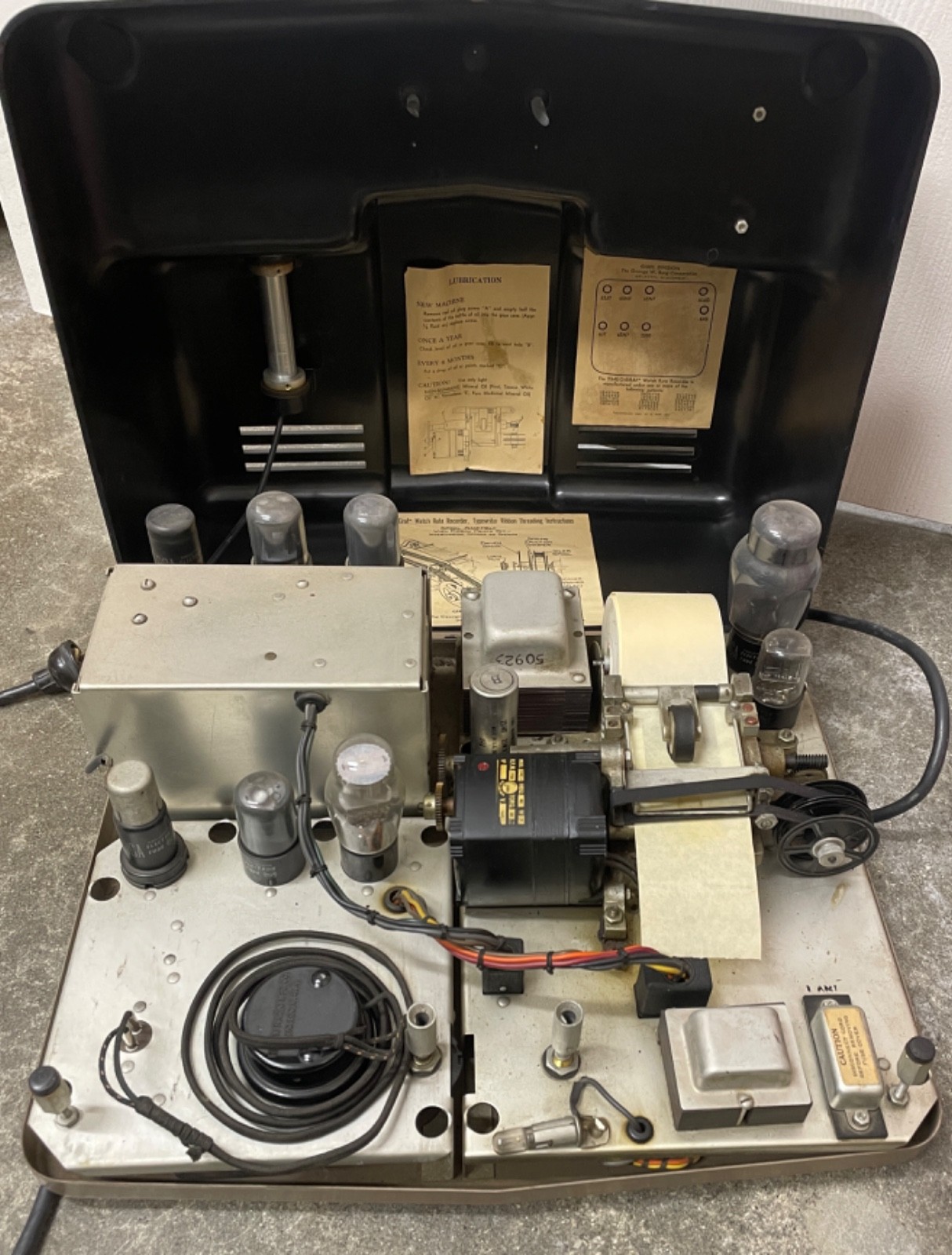 1949 Postwar Borg Paulson TIME-O-GRAF Timegrapher Machine Watchmaker Antique
