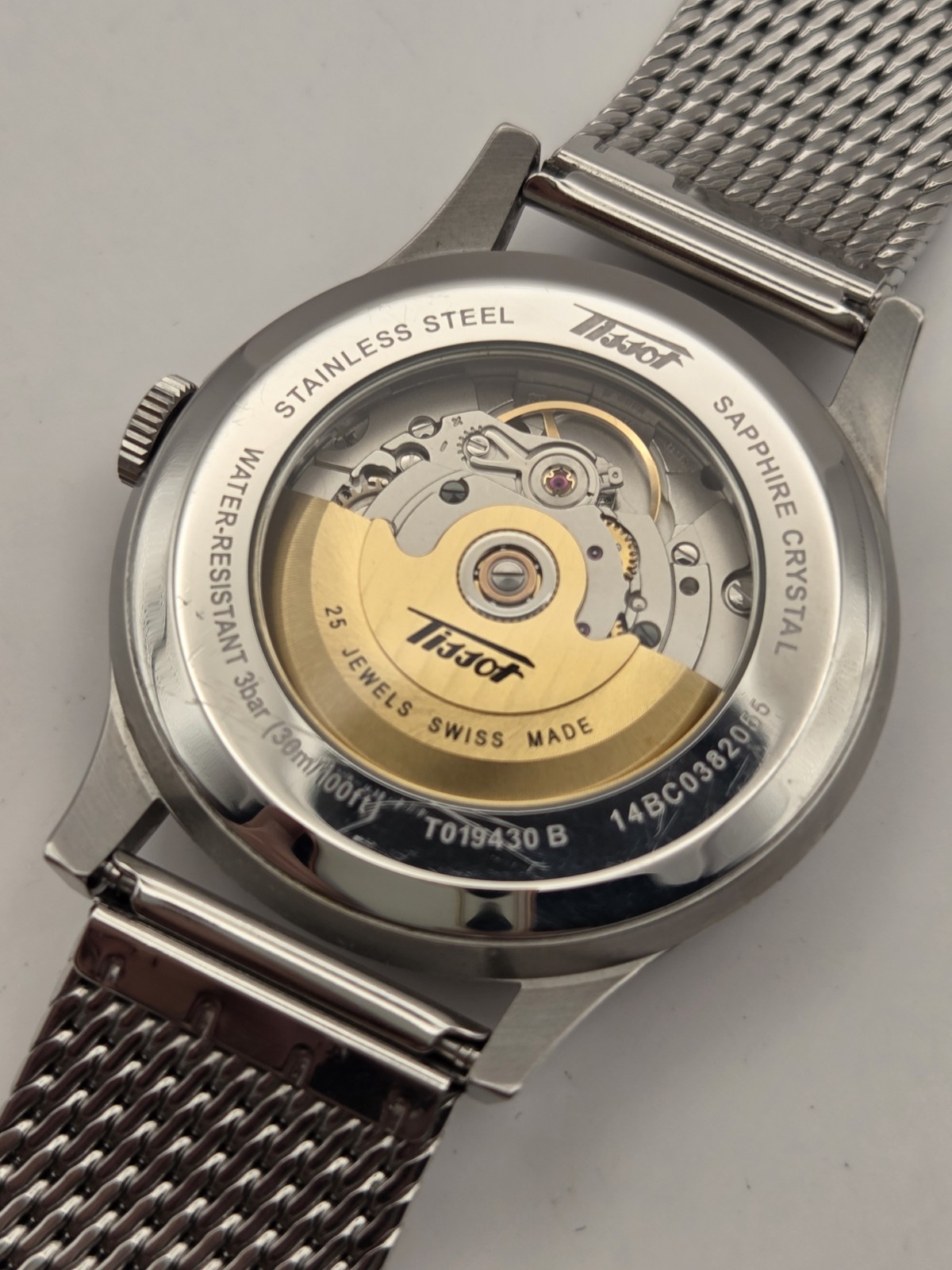 Tissot Heritage Visodate Automatic Black Dial Men’s Watch – T019430B – 40mm