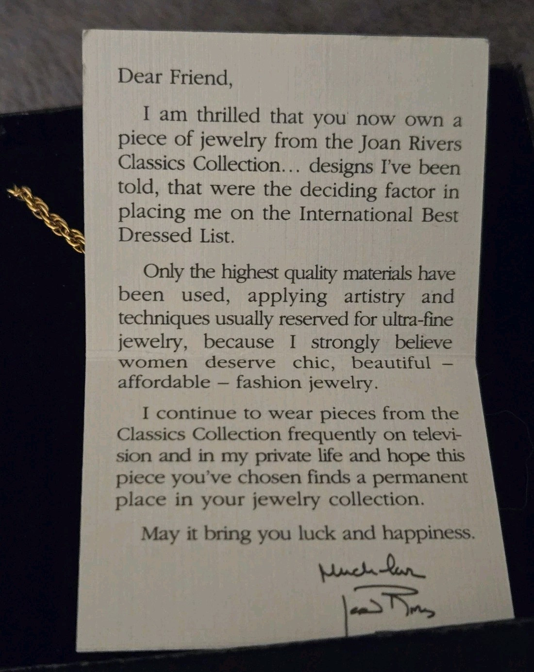 Beautiful Joan Rivers Red/Burgundy enamel egg Pedant With Chain. NIB