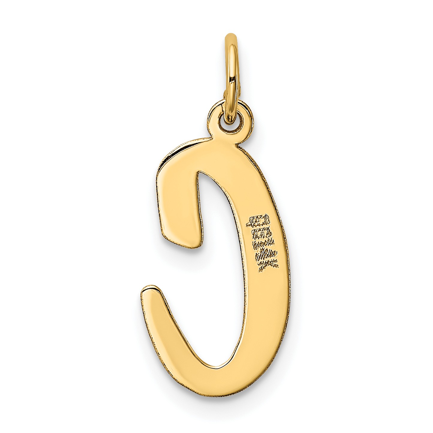 14k Large Script Letter C Initial Charm YC662C