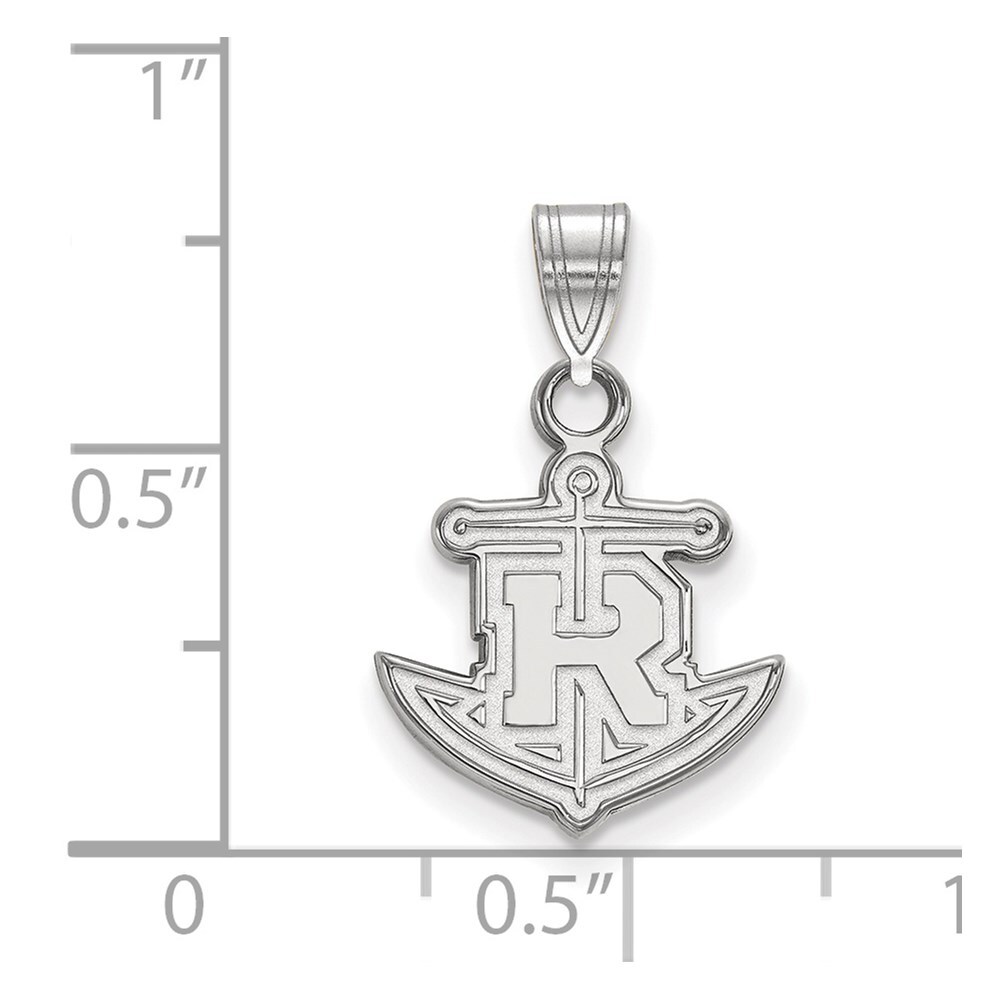 14K White Gold Rollins College Small Pendant by LogoArt