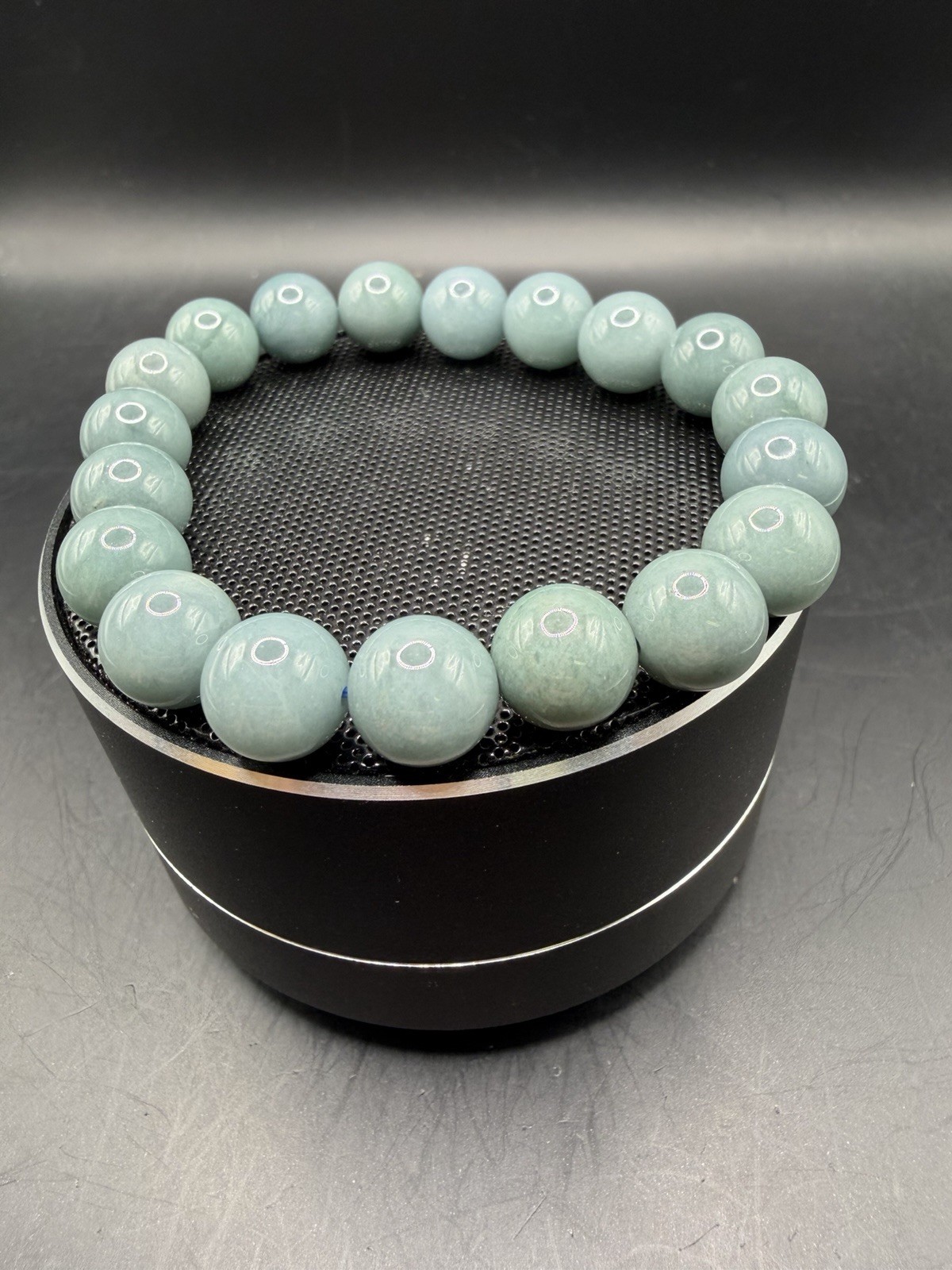 Blue Water Jade Beaded Bracelet, Casual Beads Jewelry, Everyday Wear Accessory