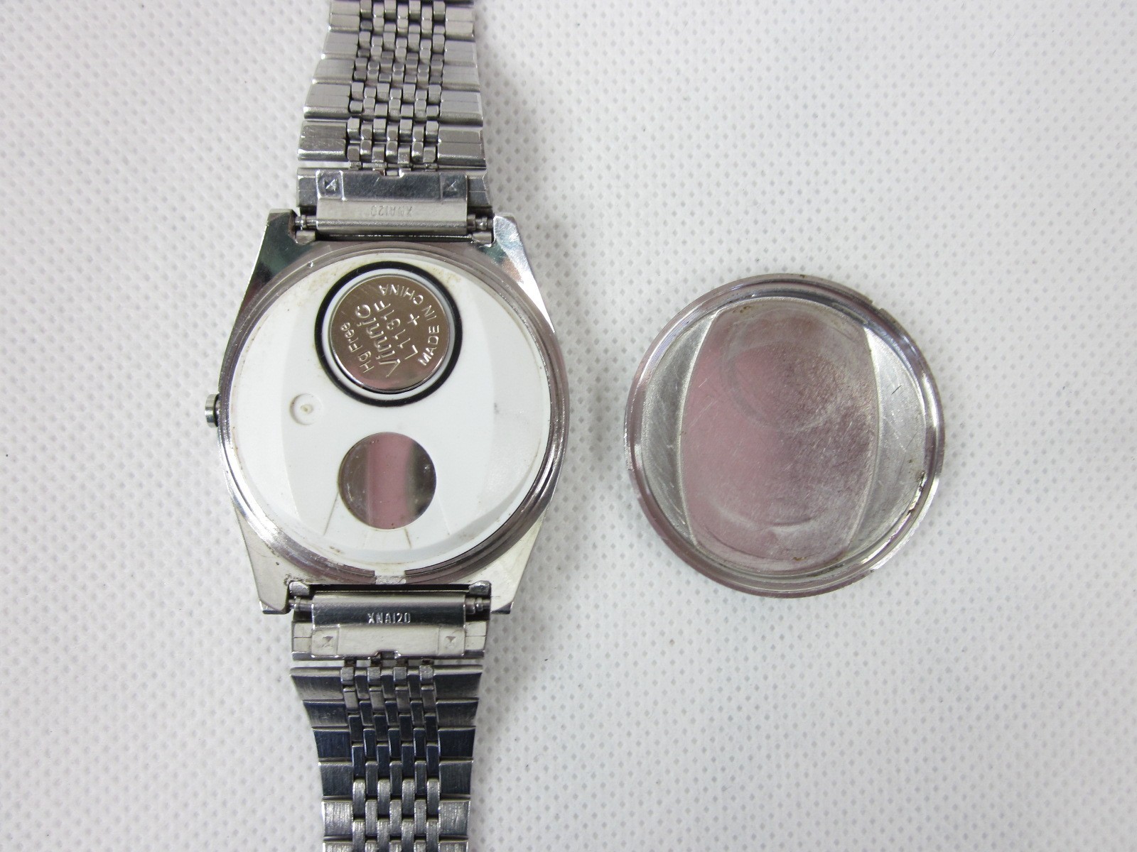 SEIKO ALARM A021 5000 VINTAGE ALARM CLOCK DIGITAL LCD WRISTWATCH FOR MEN