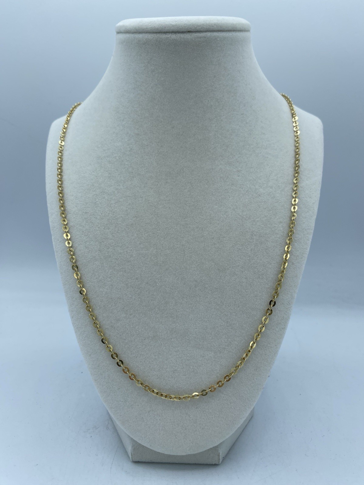 UNO A-ERRE Italy 14K Rolo Link Chain 28”