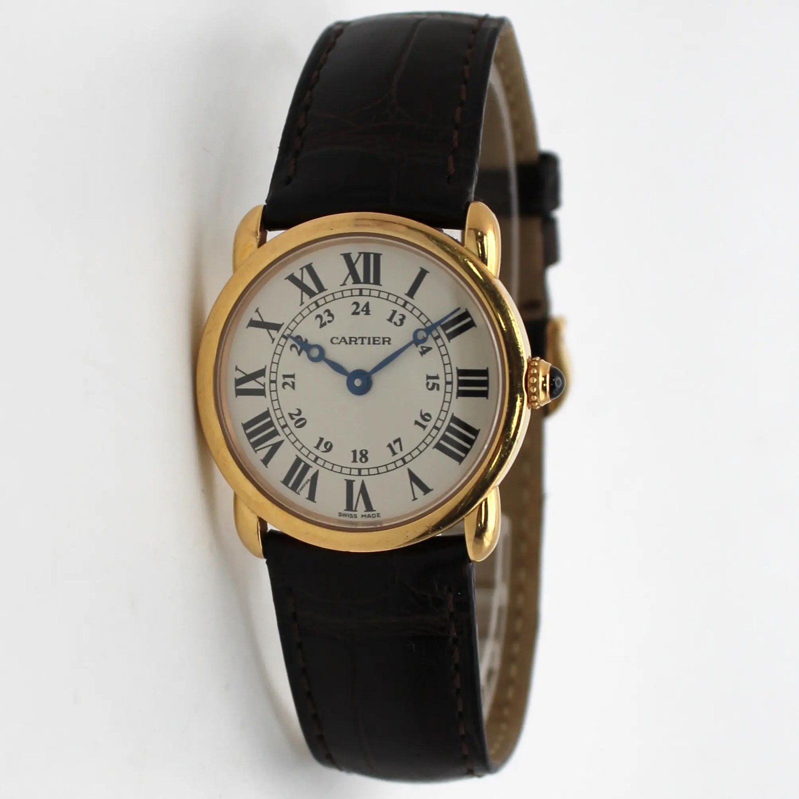 Cartier Ronde Louis 29mm 18K Rose Gold Roman Dial Watch 2886 W6800151