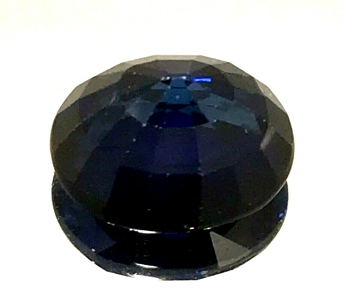 4.60 Ct Natural Blue Sapphire, Excellent Oval Cut , SI Clarity,9 mohs