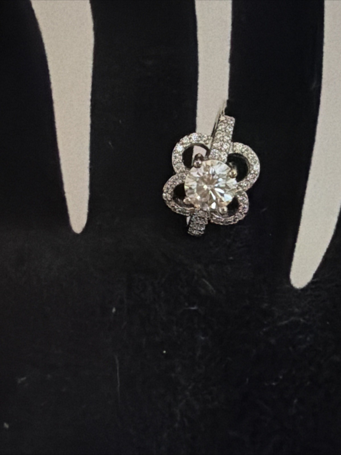 1CT Mauboussin Chance of Love Moissanite Ring Size 6 #N153 SS925 New N Gift Bag