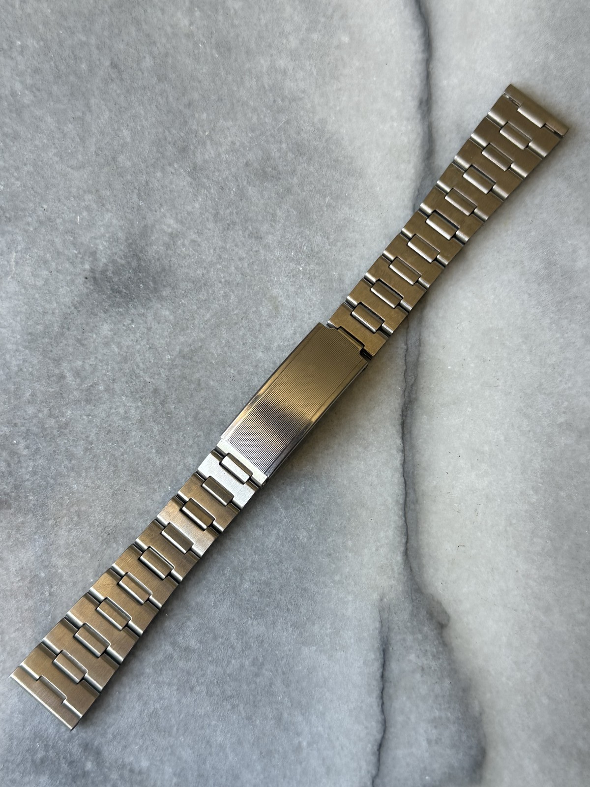 Bracelet de montre vintage en acier inoxydable