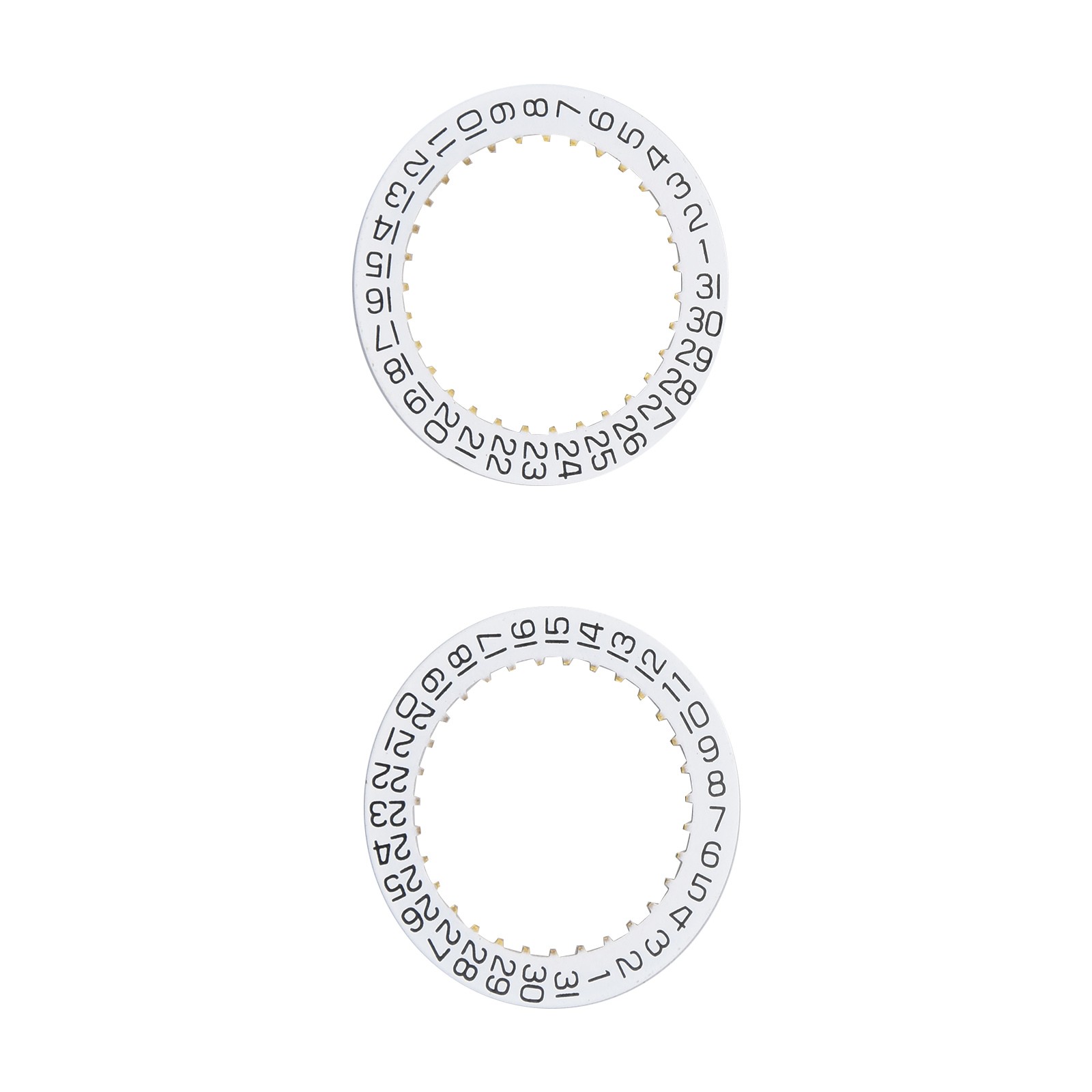 2x Date IndicatorDisc Wheel Plate 2557 H3/H6 For ETA 2804-2 2824-2 2892A2 A