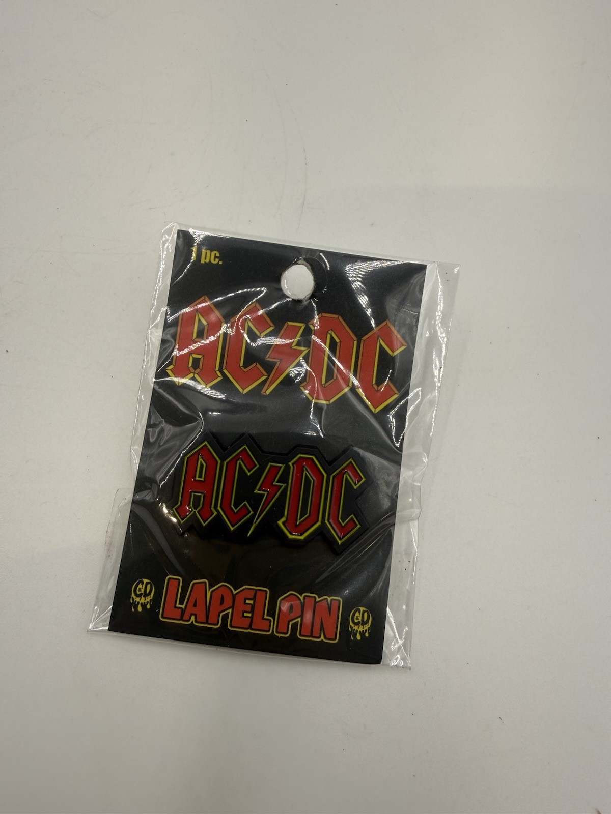 Enamel Pin – AC/DC Logo ACDC Rock Metal Music Band Gift Badge Button Lapel