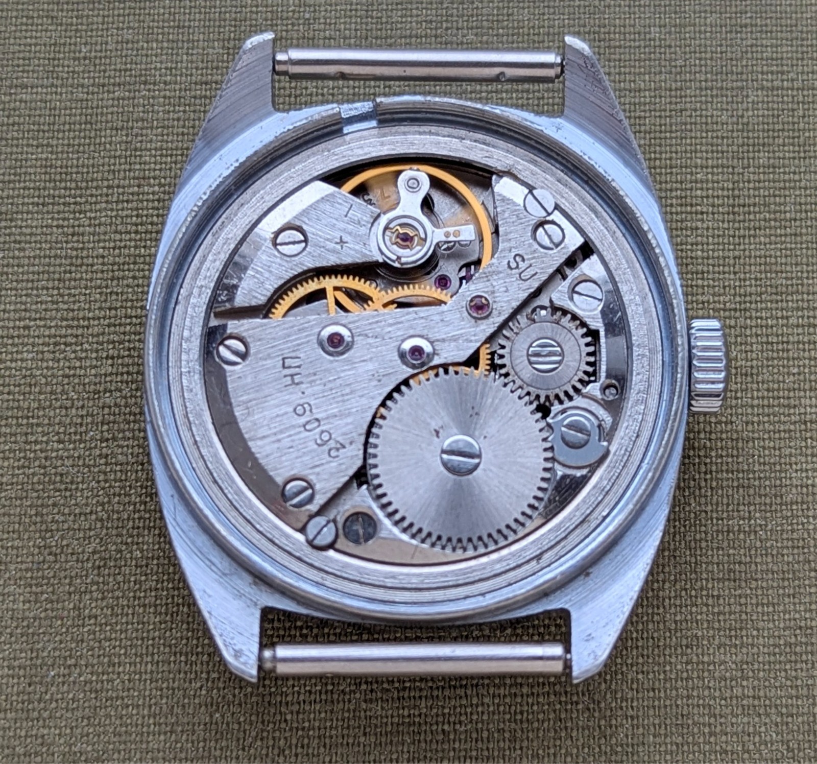 soviet-era Raketa cal.2609.НП by PChZ vintage mens watch ussr made